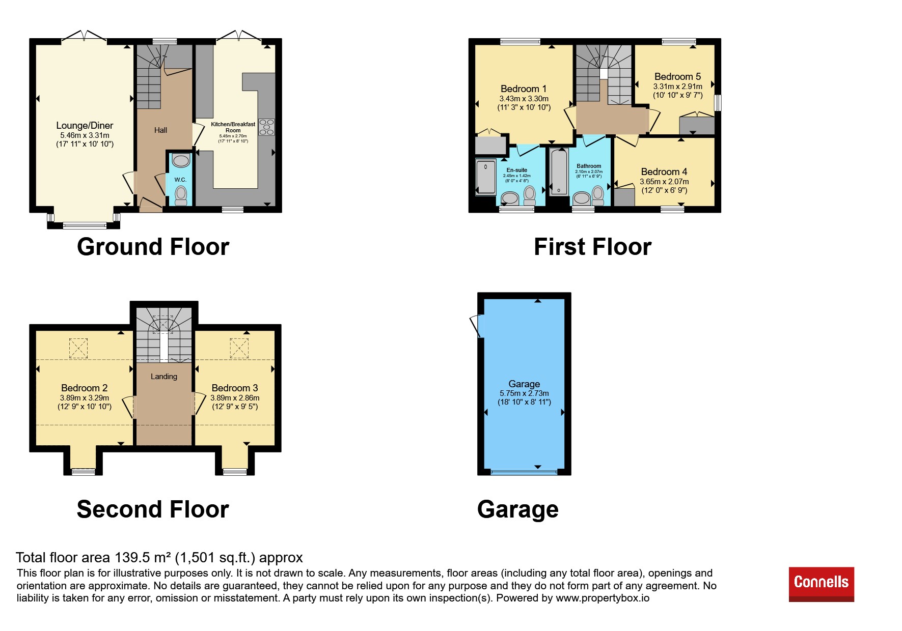 80, Bluebell Road, Ashford floorplan