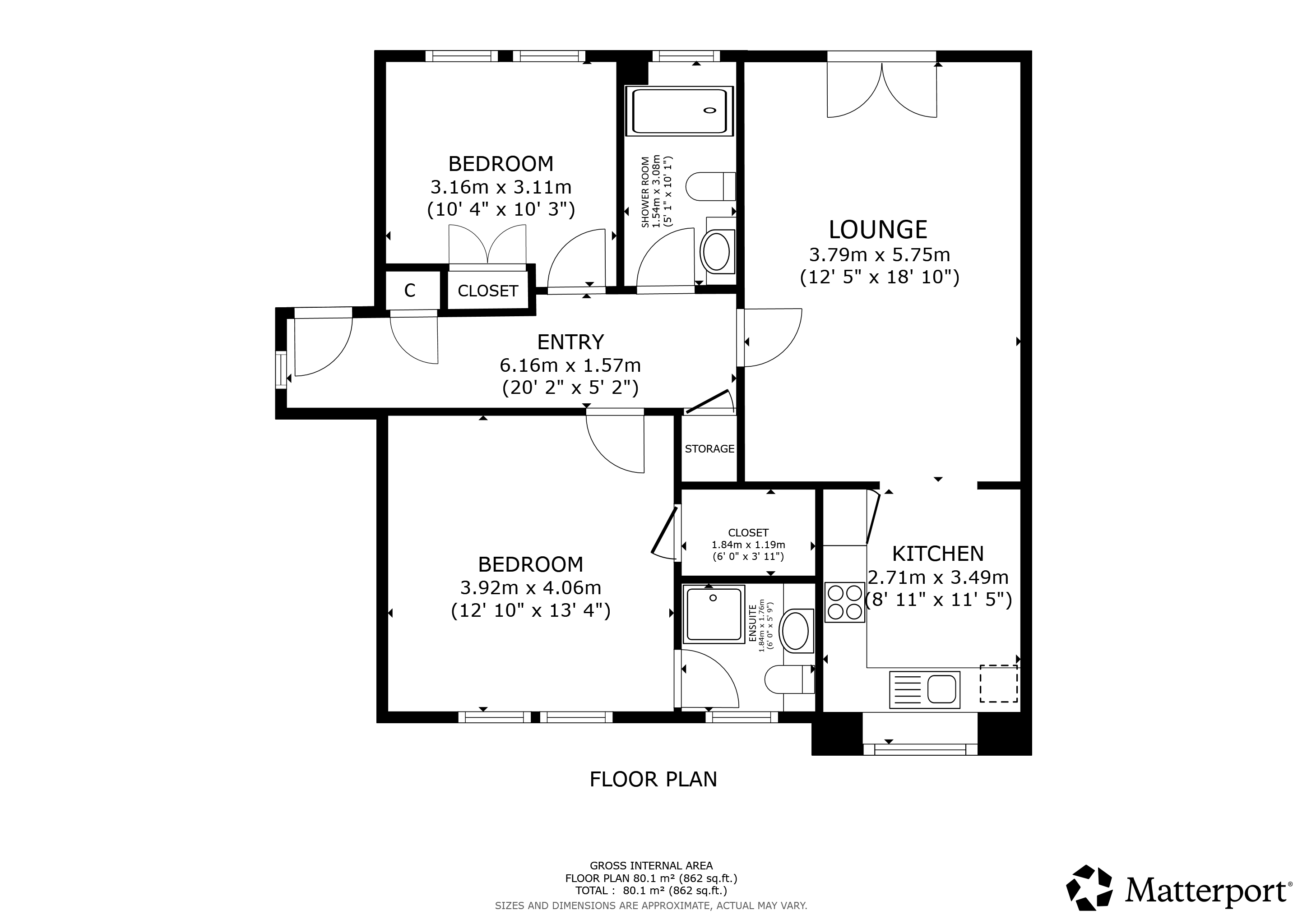1 Parkview,, Park Terrace, Dumbarton floorplan