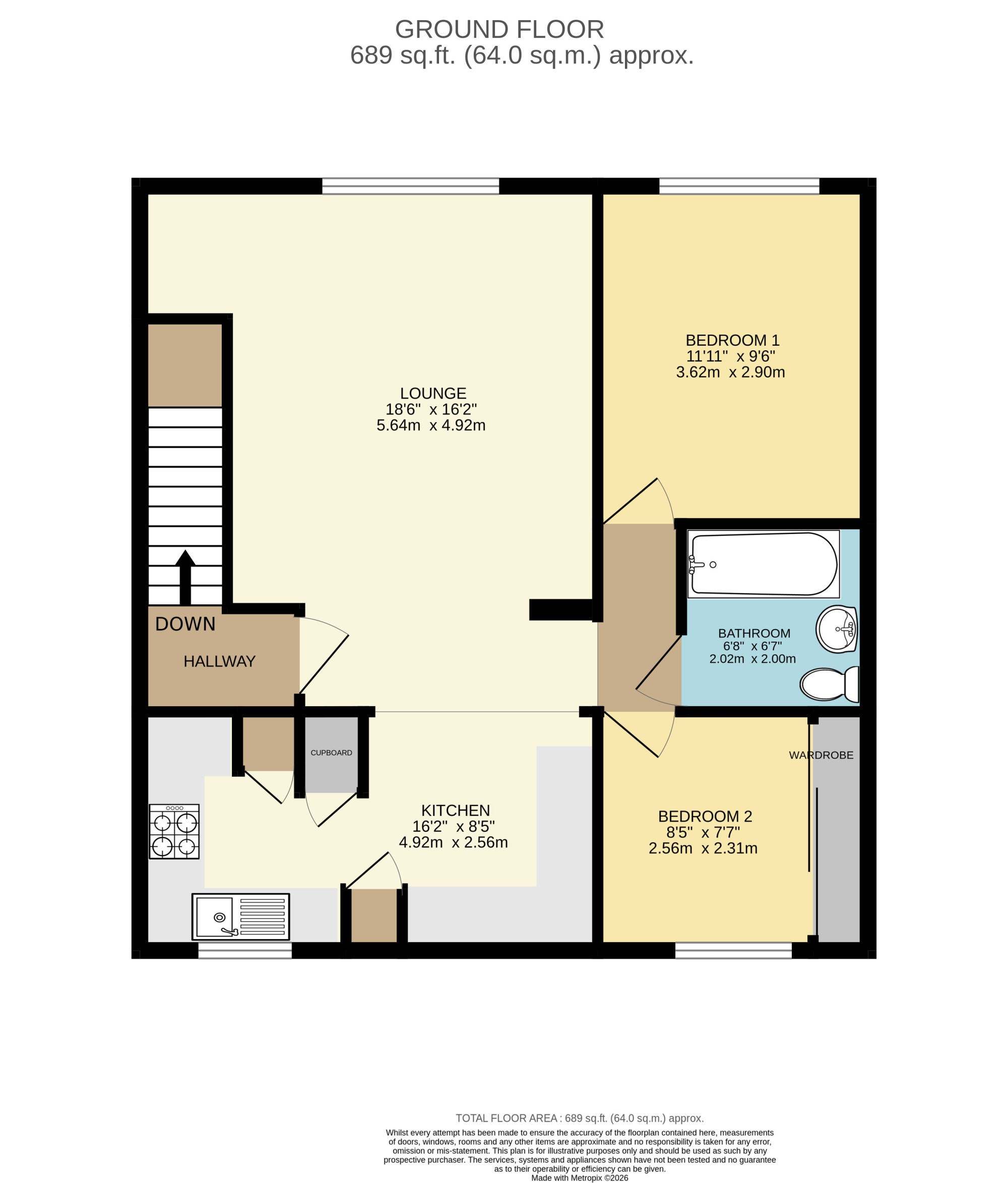 187, King Street, Barnsley floorplan