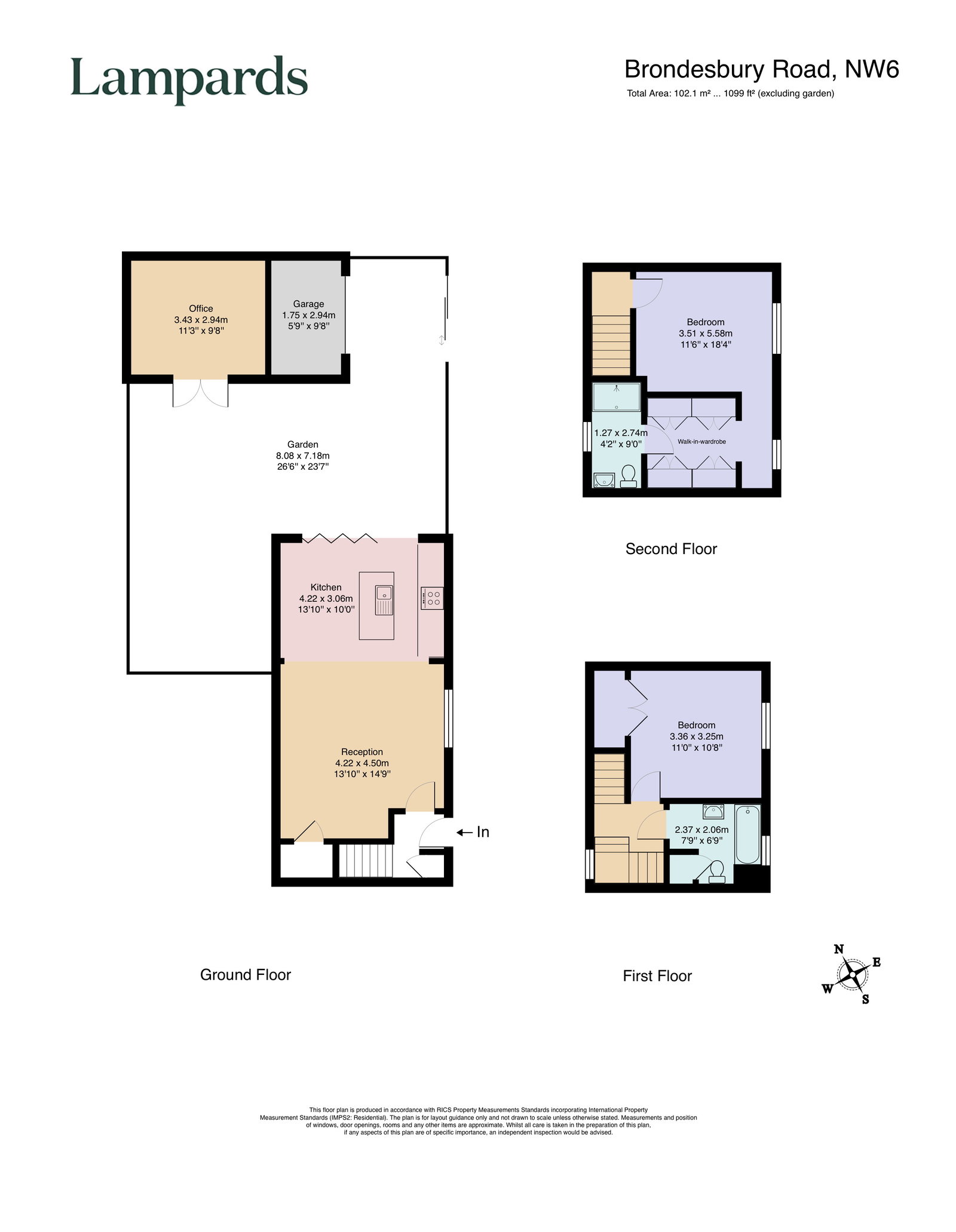 103a, Brondesbury Road, London floorplan