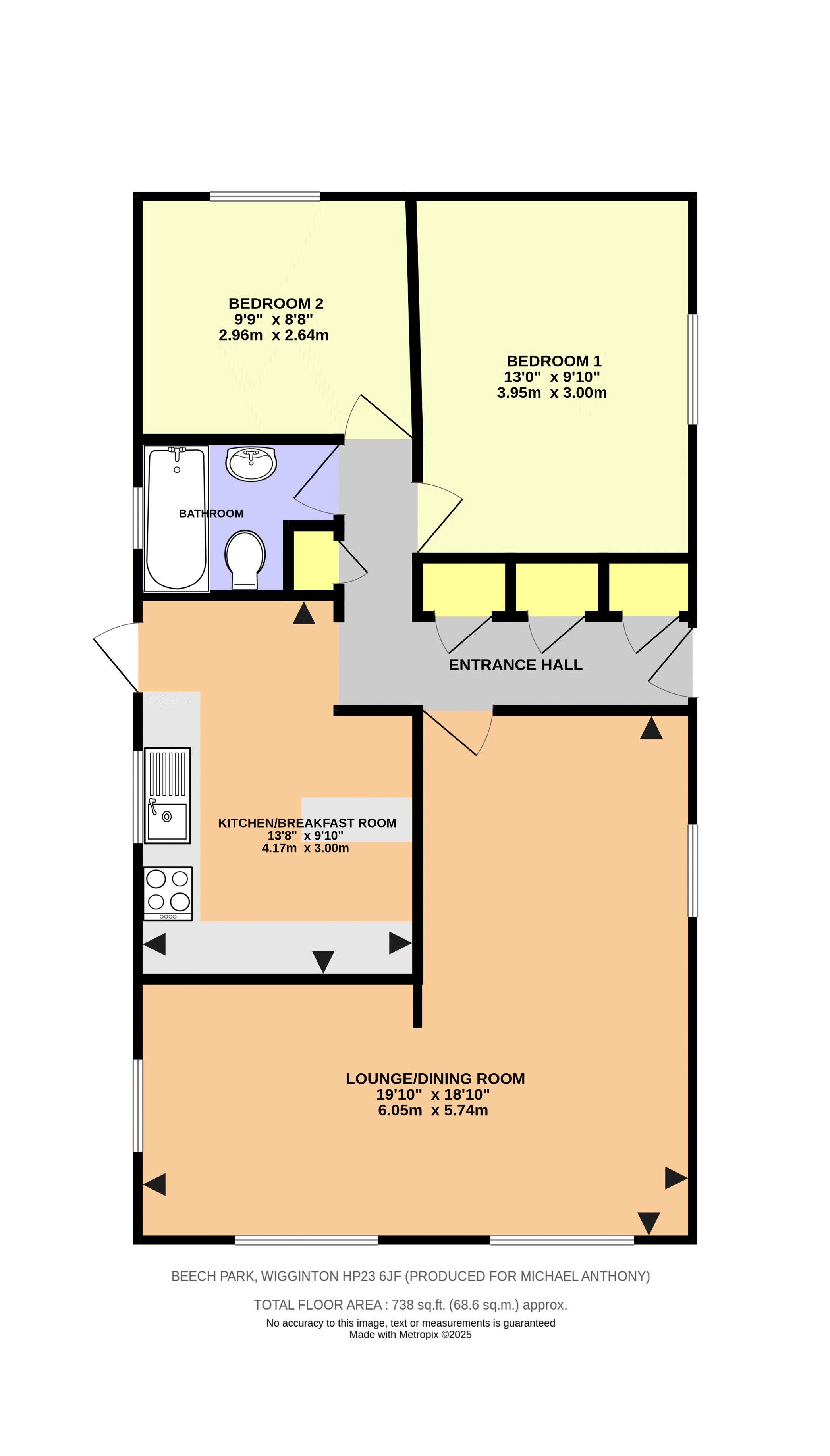 80 Beech Park, Chesham Road, Tring floorplan