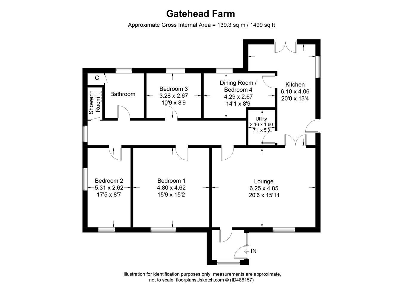 4 Bedrooms Detached bungalow for sale in Kilmarnock KA1