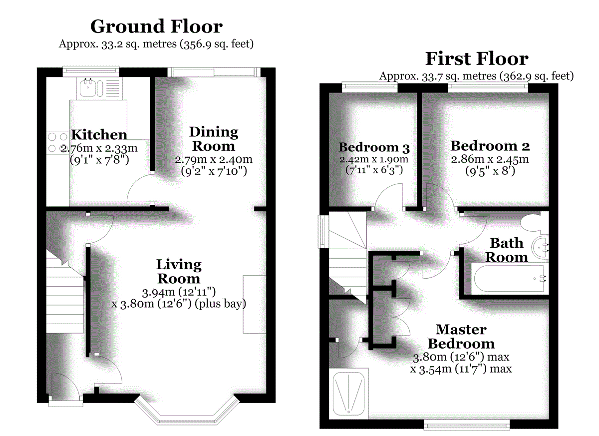 3, Miles Close, Raunds floorplan