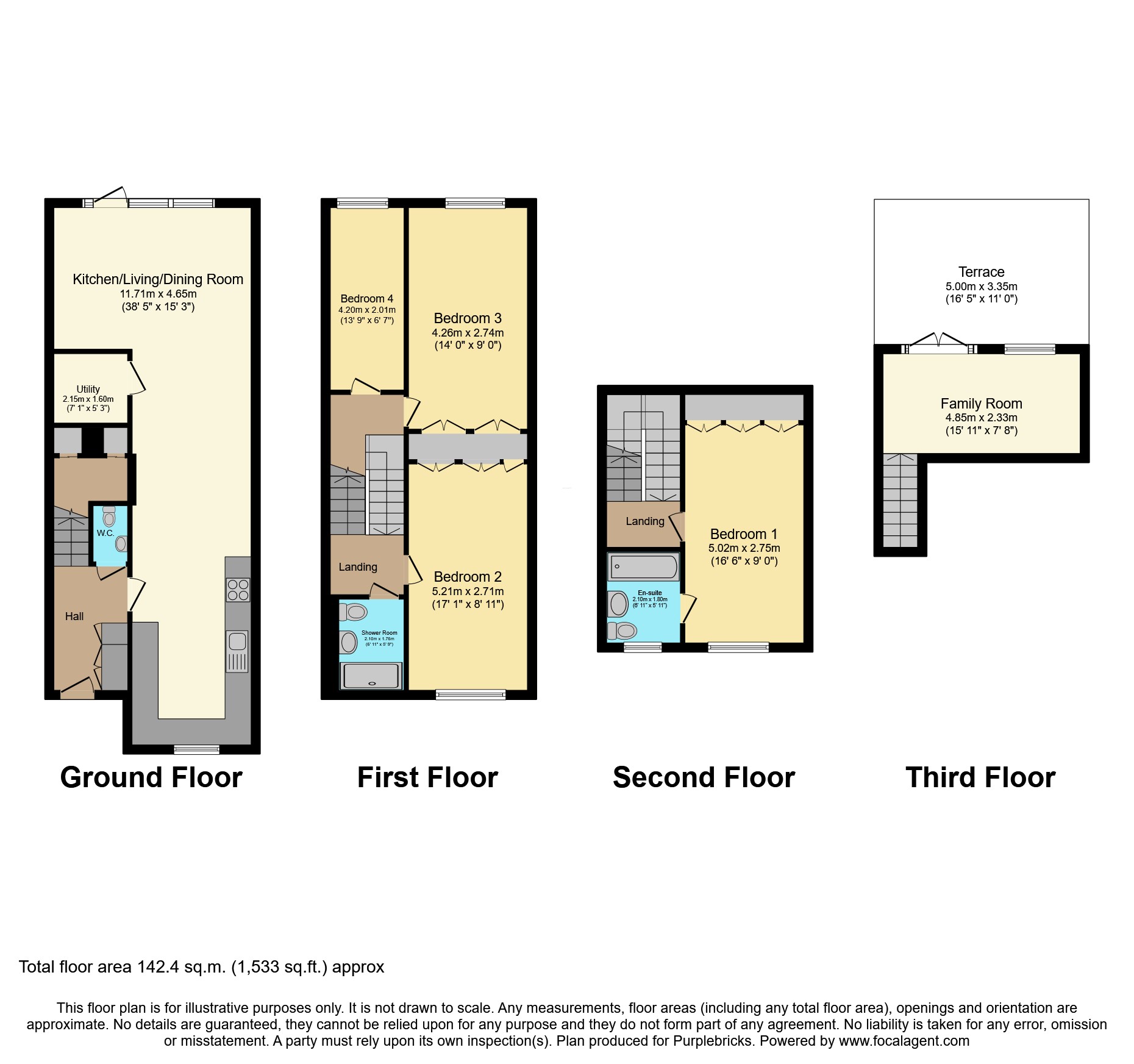 6, Rope Terrace, London floorplan