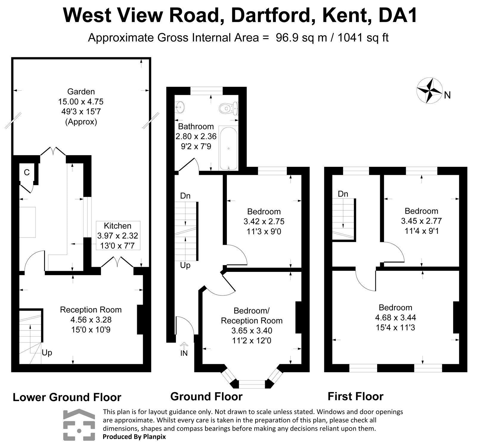 42, West View Road, Kent floorplan