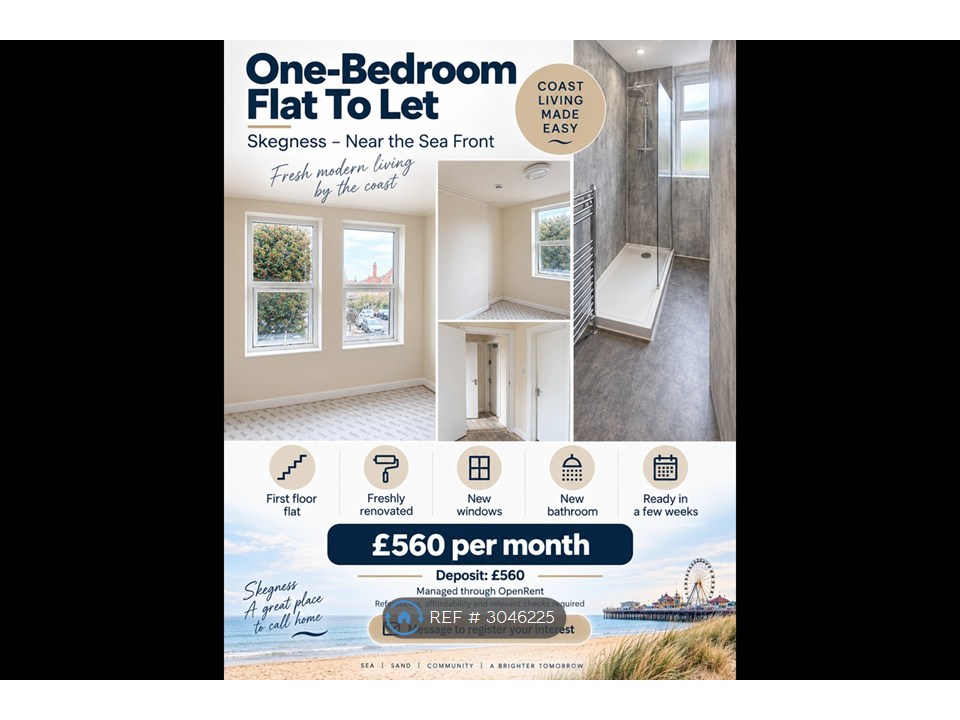 Flat, Scarbrough Avenue, Skegness photo 5