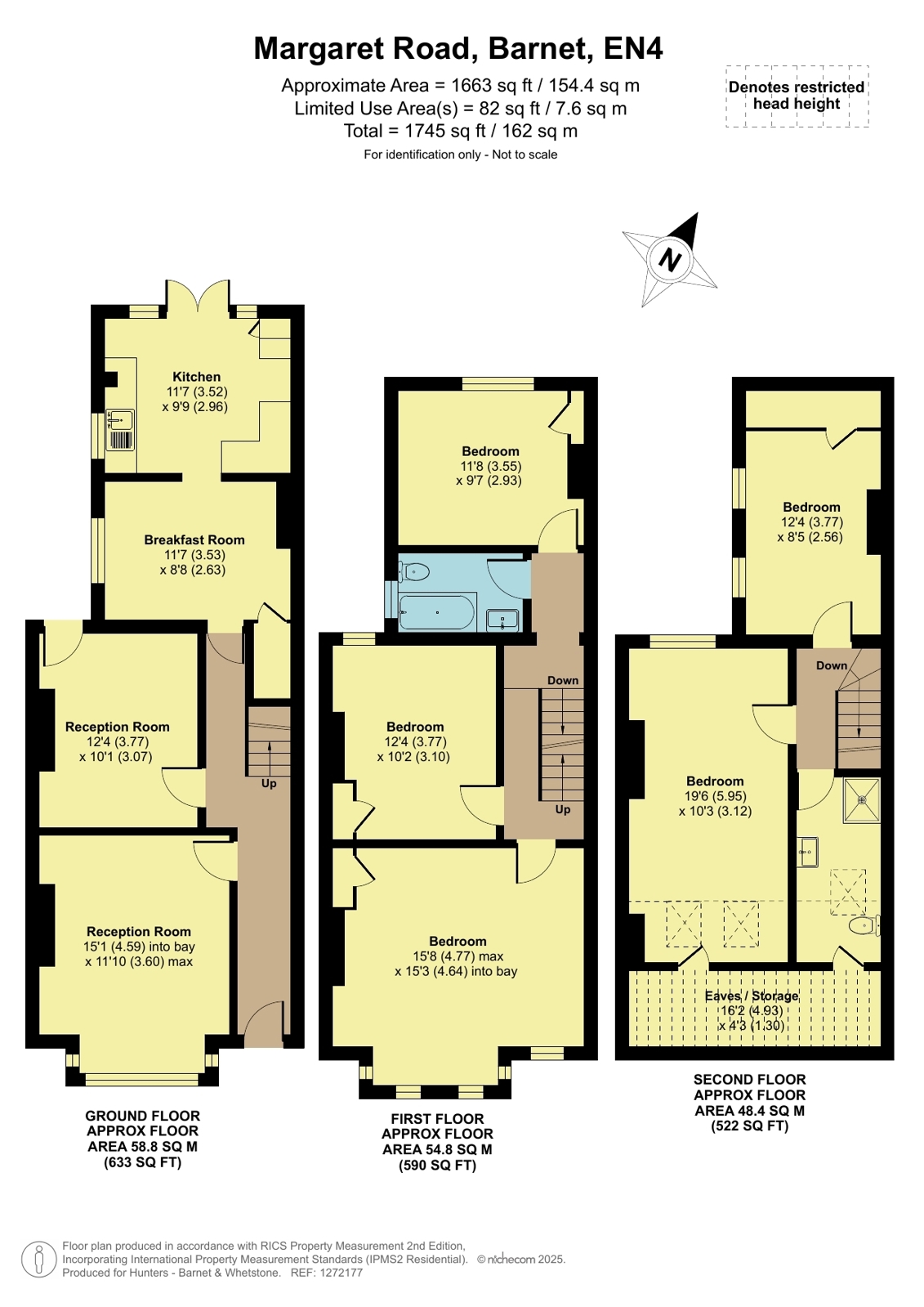 99, Margaret Road, Barnet floorplan