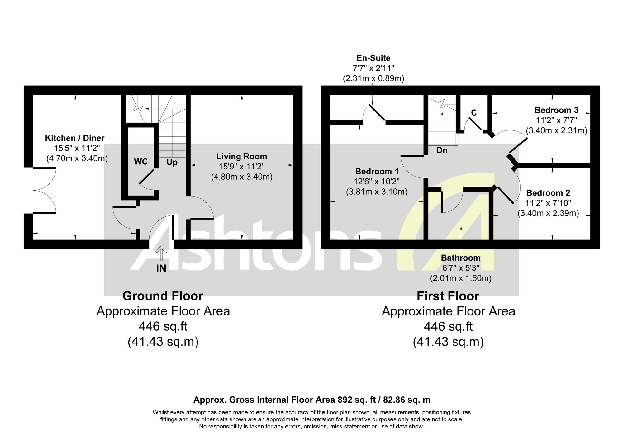 1 Fisher Place, Widnes floorplan
