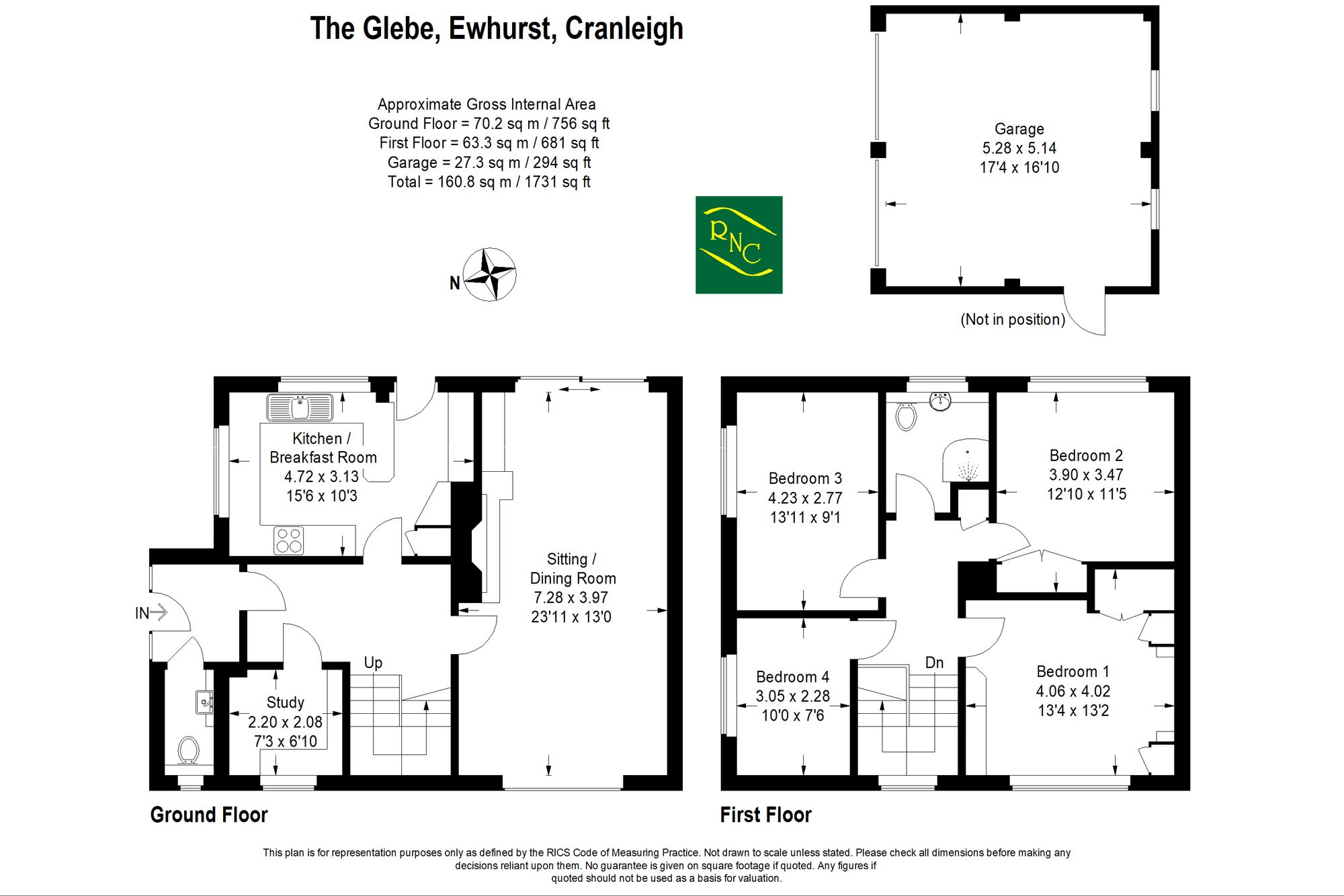 38 The Glebe, Cranleigh floorplan