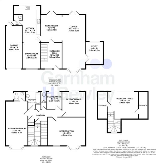 5 Bedrooms Detached house for sale in 2 Campbell Crescent, East Grinstead, West Sussex RH19