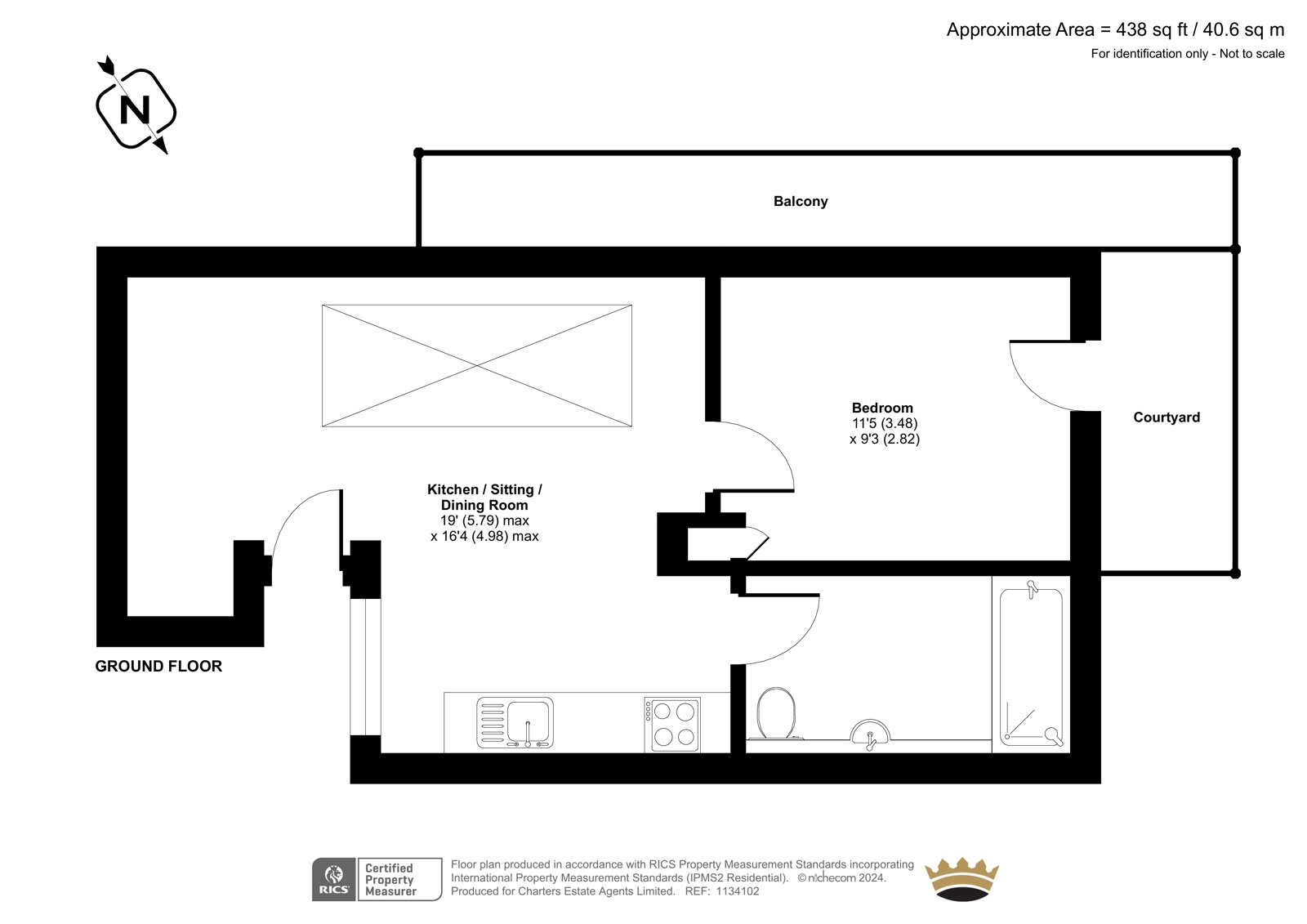 Conservatory Apartment,, Capitol House, Winchester floorplan