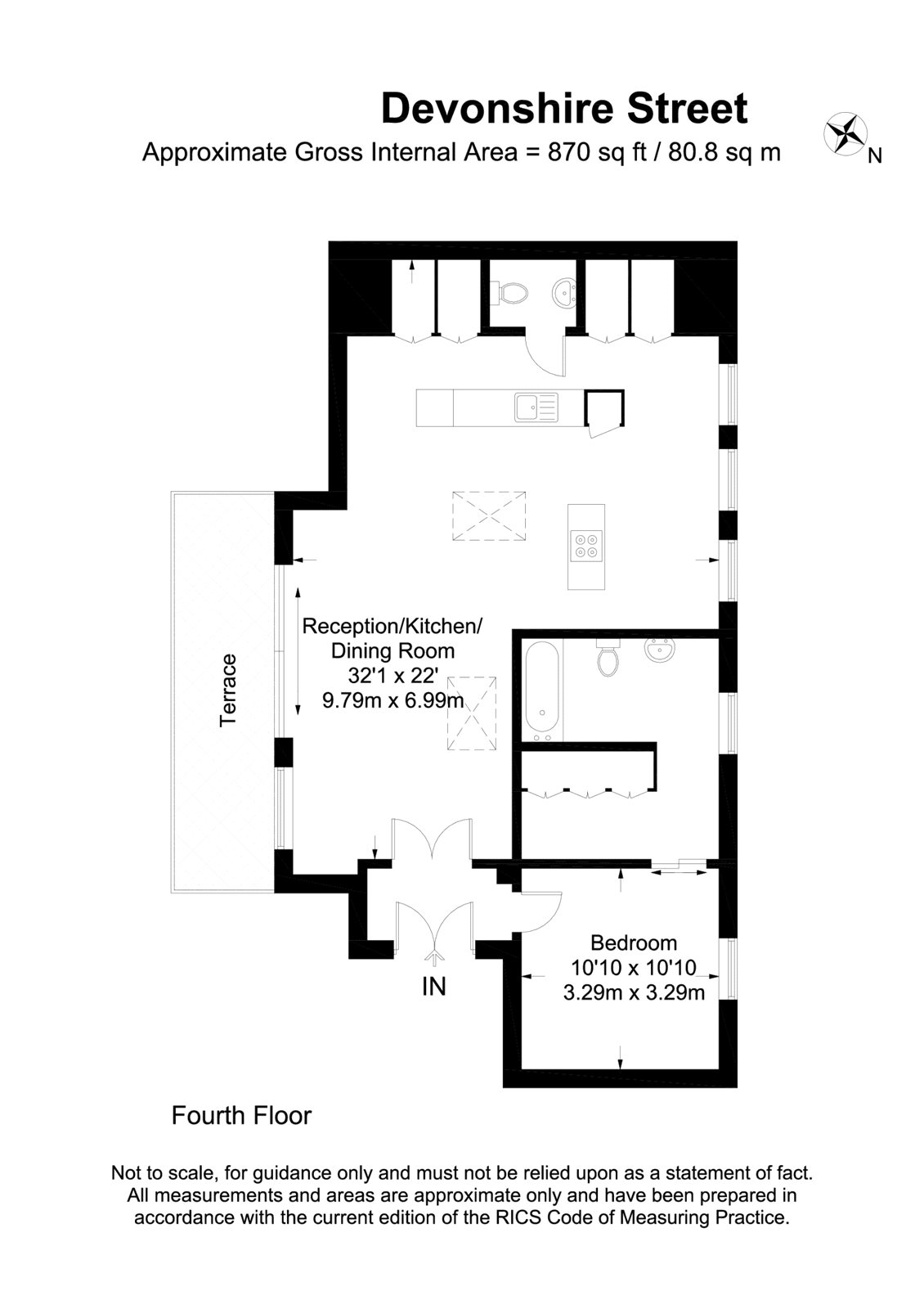 1 Bedrooms Flat to rent in Devonshire Street, London W1G