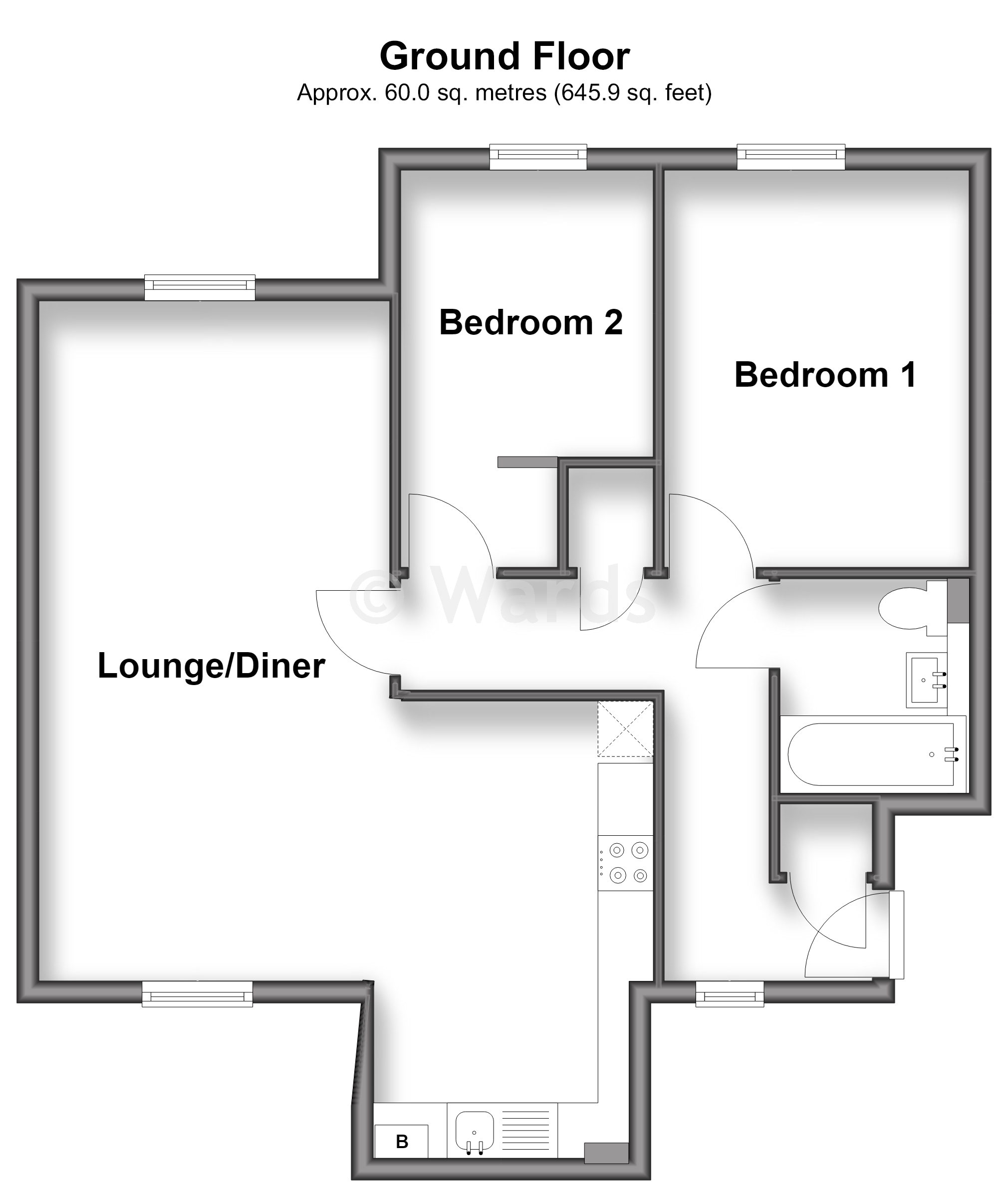 46, Furfield Chase, Maidstone floorplan