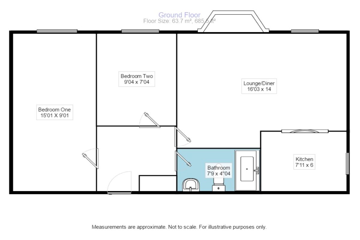 2 Bedrooms Flat for sale in Osbourne Road, Dartford DA2