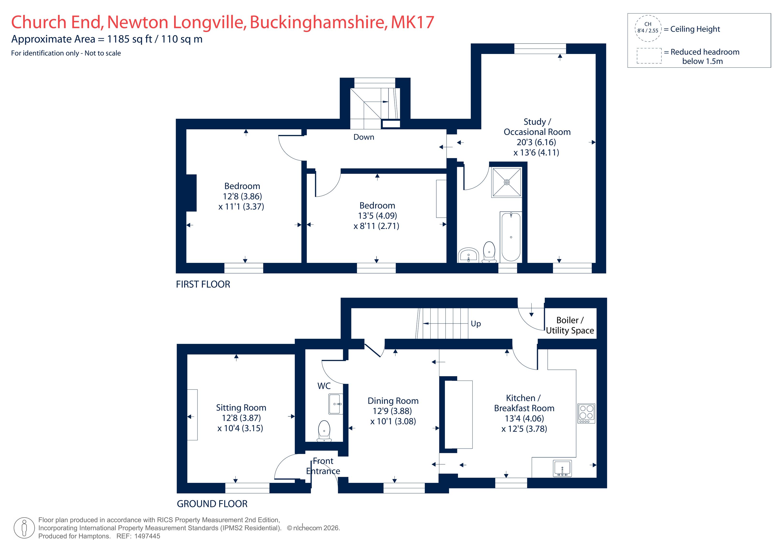 20, Church End, Newton Longville floorplan