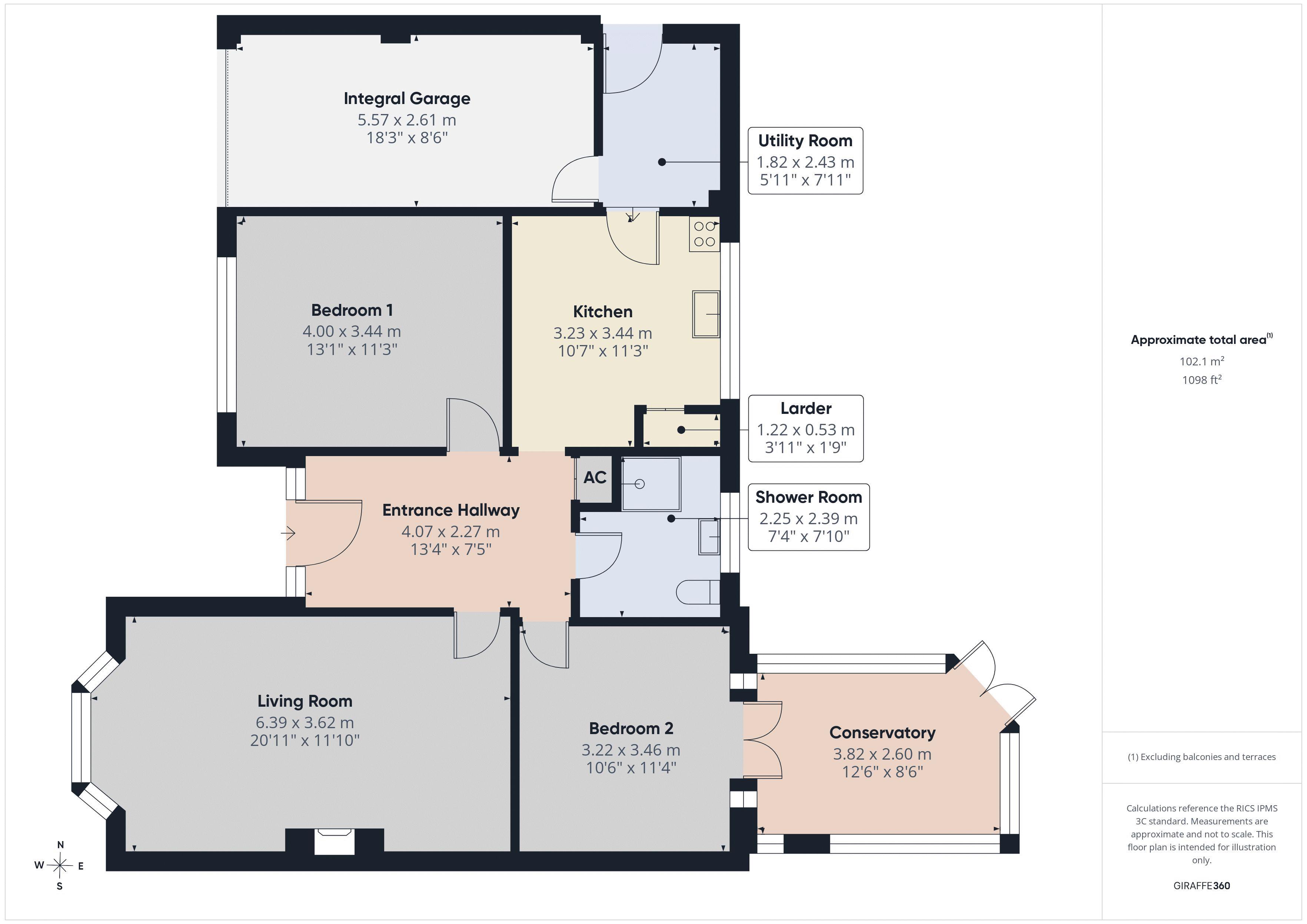 147, Addison Road, Caterham floorplan