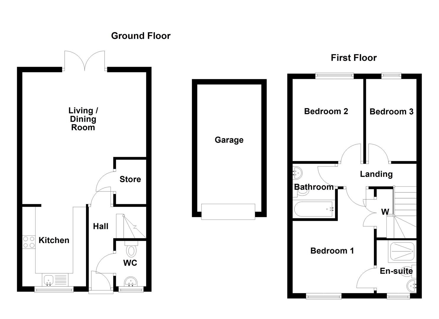 74, Geneva Way, Biddulph floorplan
