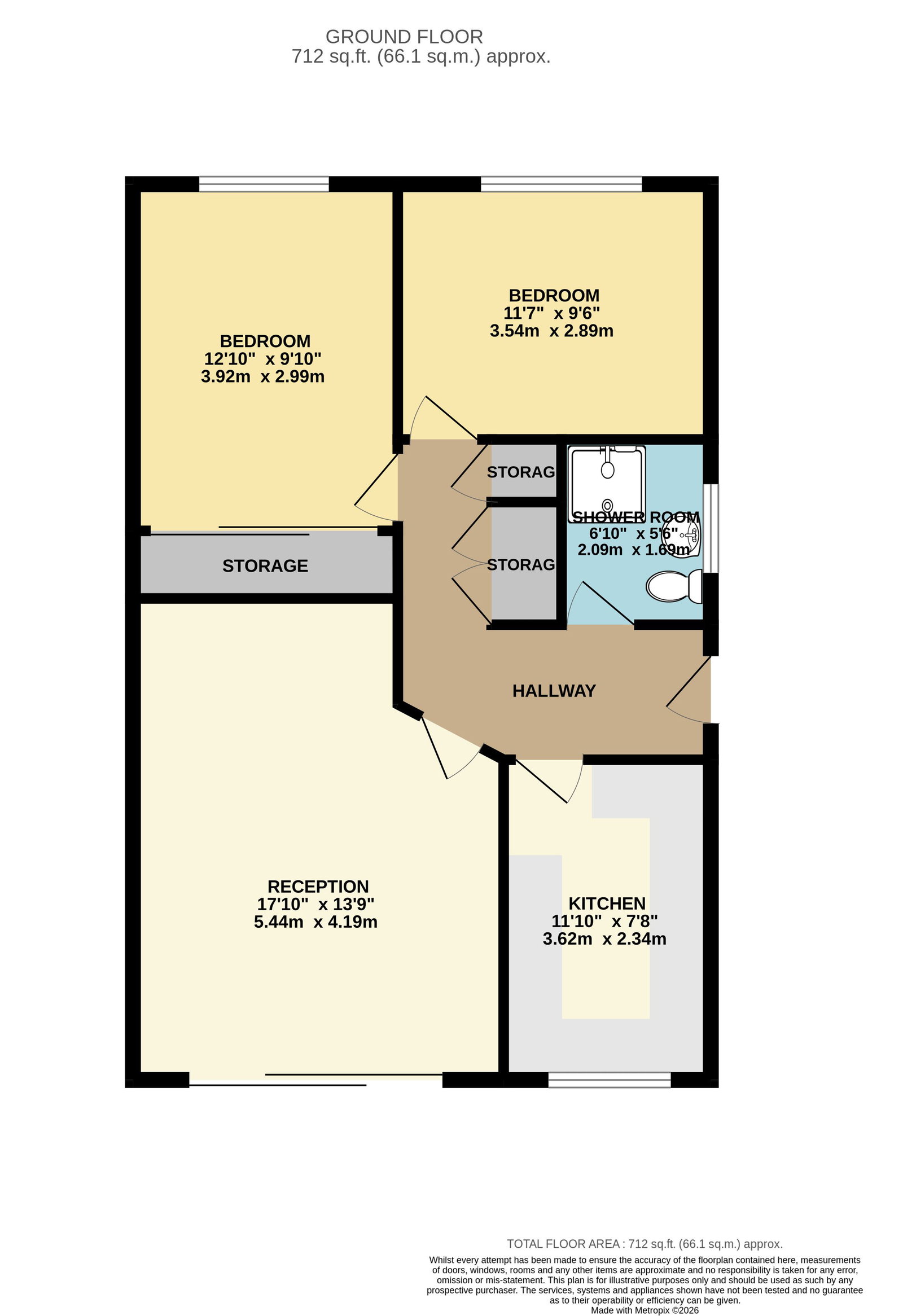 Rolls Avenue, Hengoed floorplan