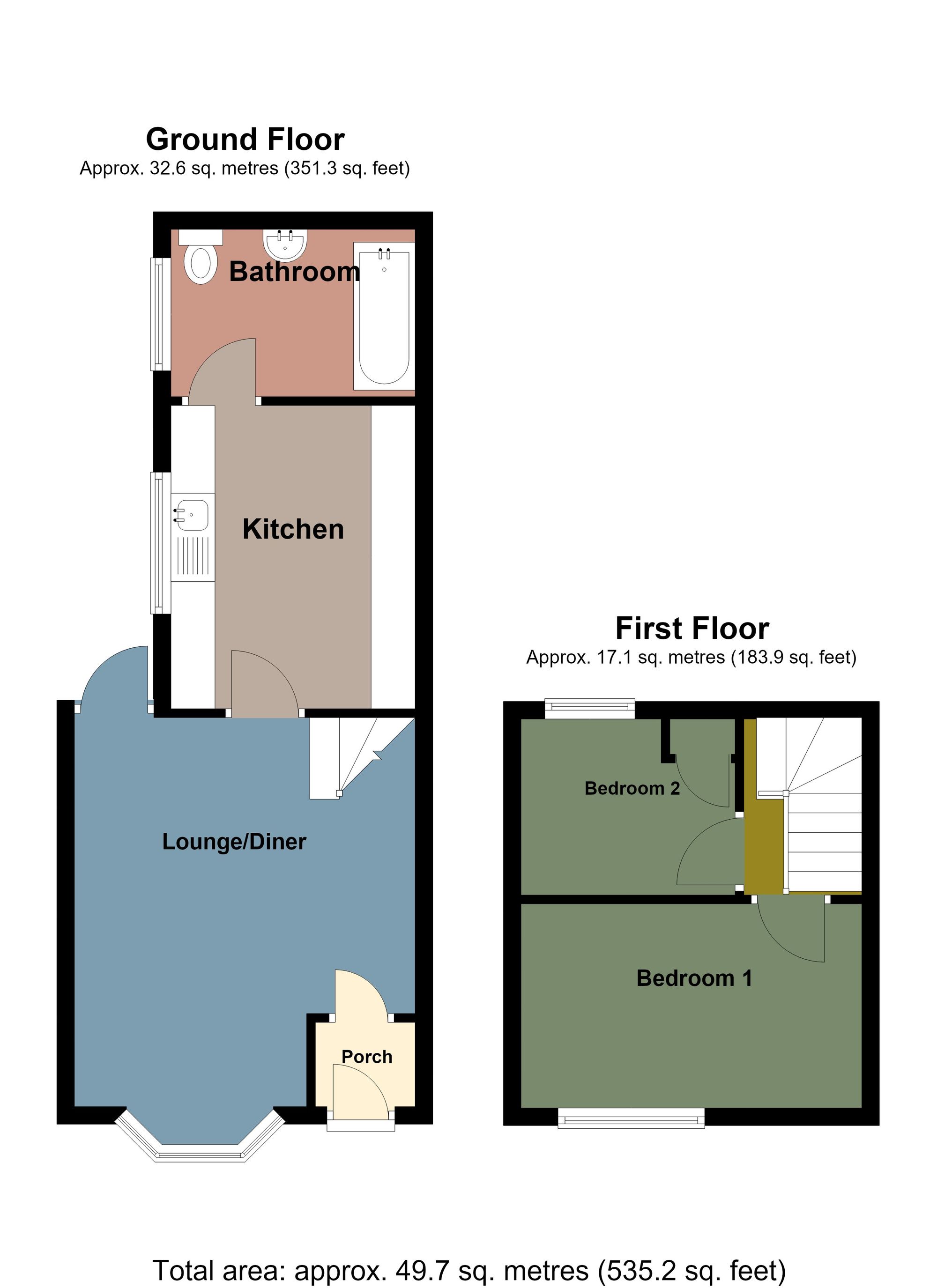 24 Greenway Road, Neath floorplan