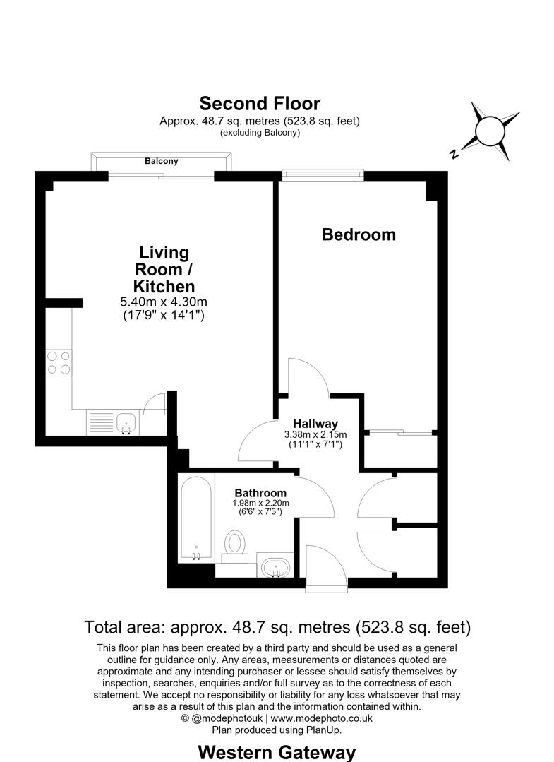 Western Gateway, London floorplan