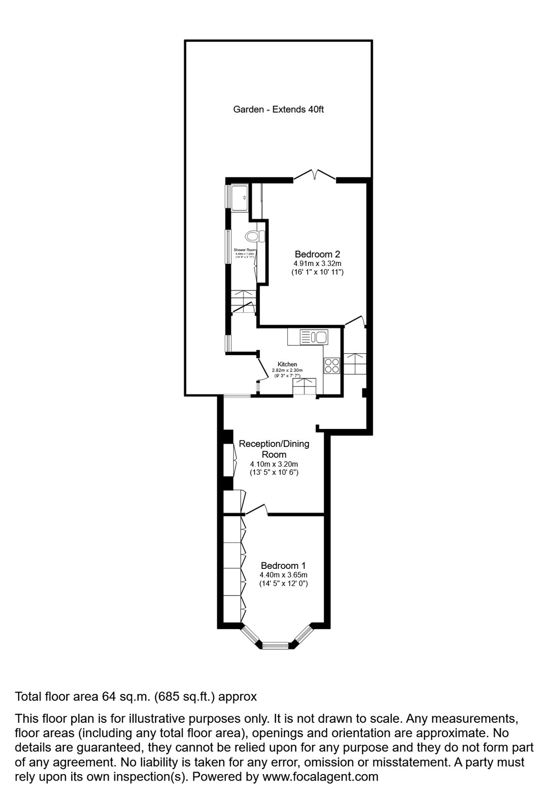 Egerton Gardens, Ealing, London W13, 2 bedroom flat for sale 61995983