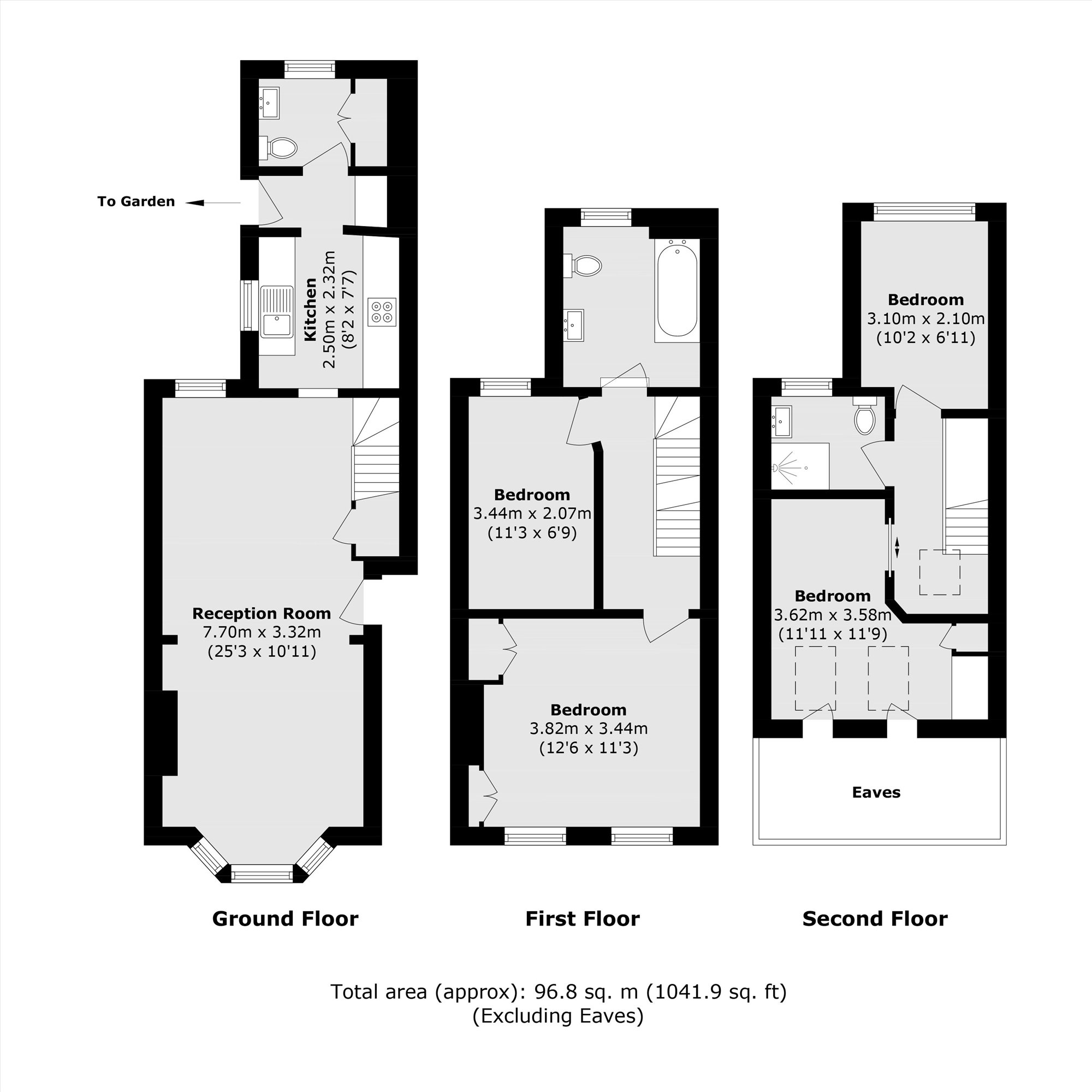 33B, Merritt Road, London floorplan