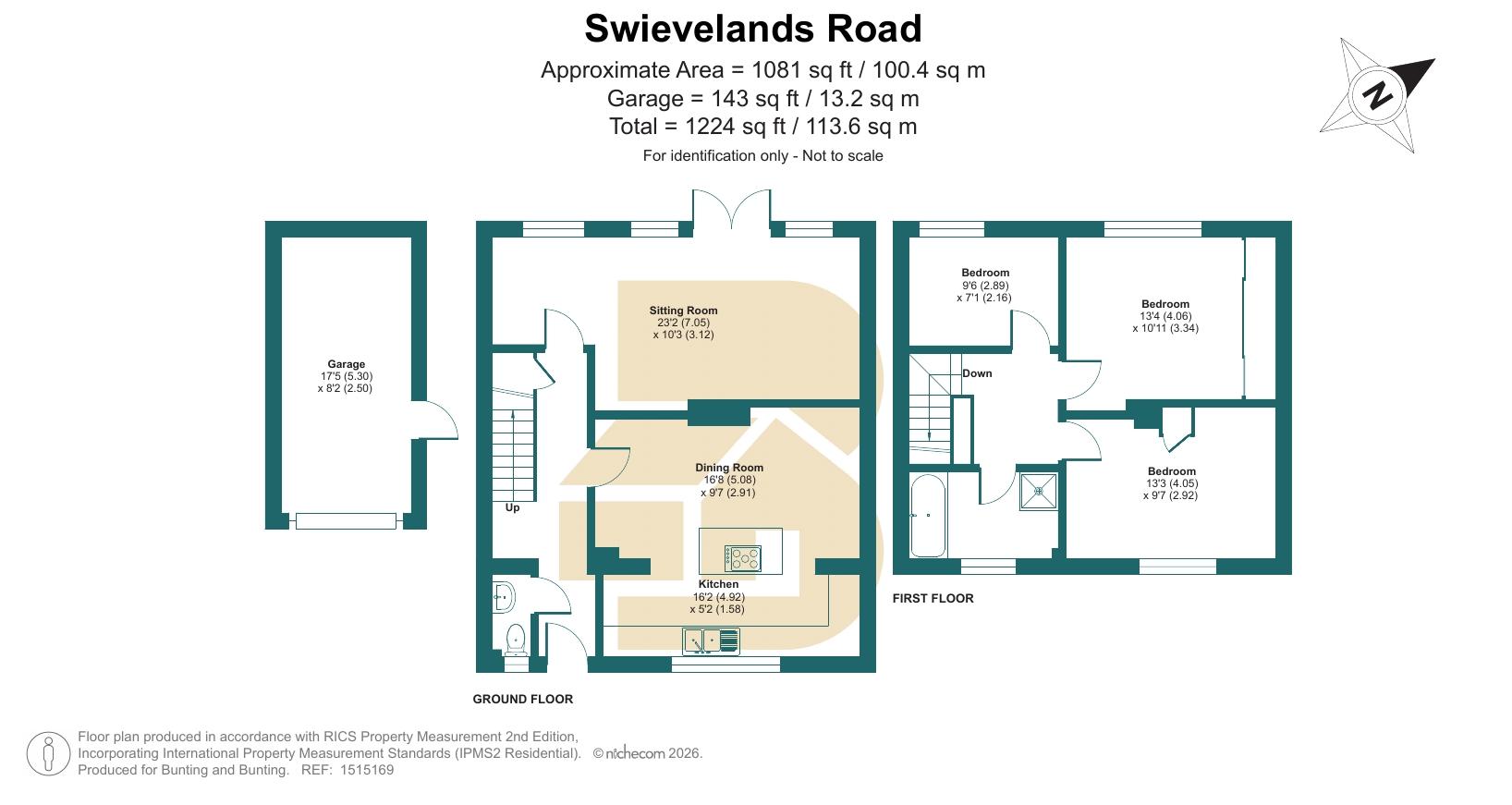 32, Swievelands Road, Westerham floorplan