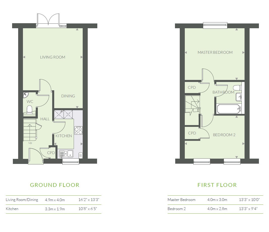 Station Road, Moretonhampstead, Newton Abbot, Devon TQ13, 2 bedroom