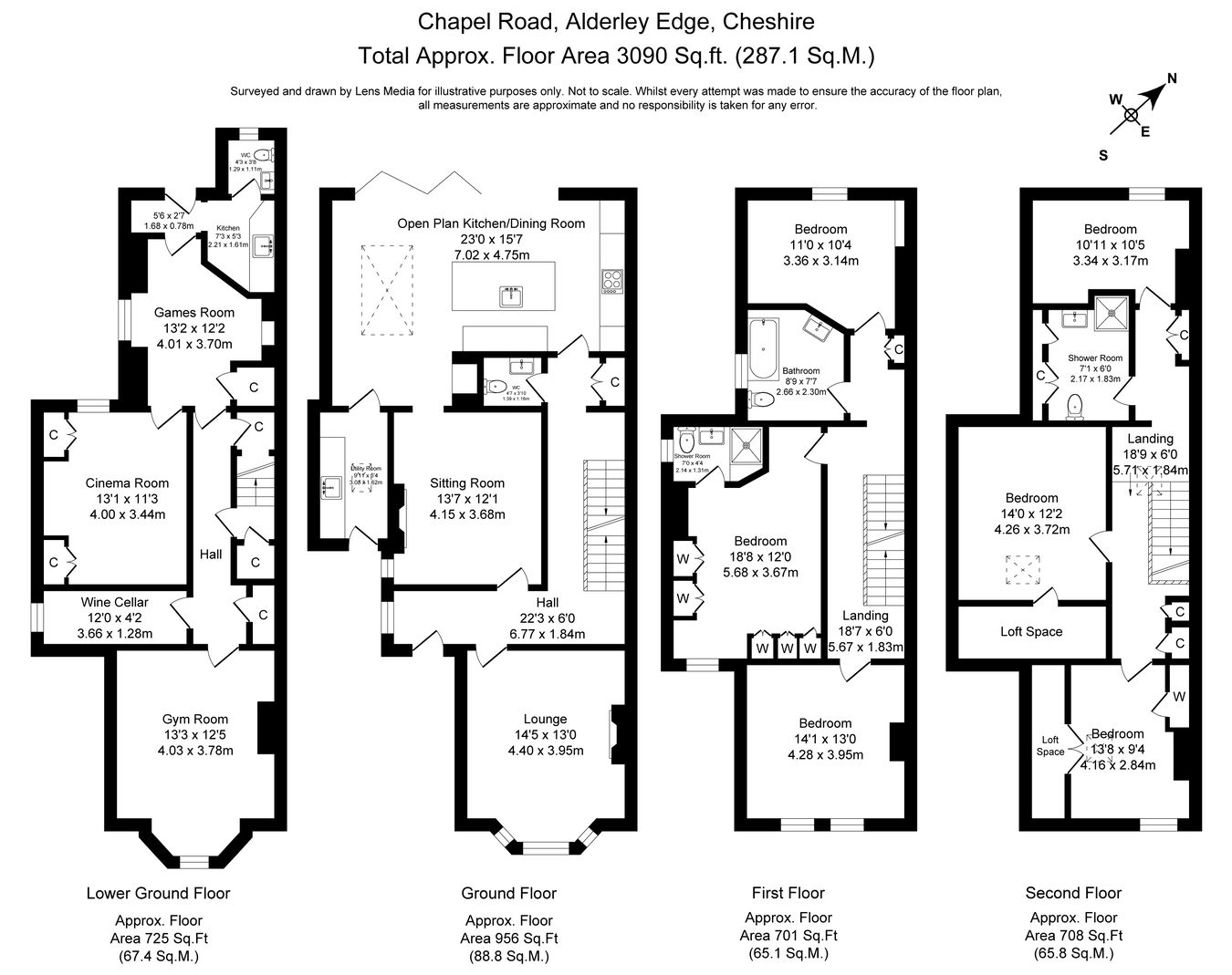 5, Chapel Road, Alderley Edge floorplan