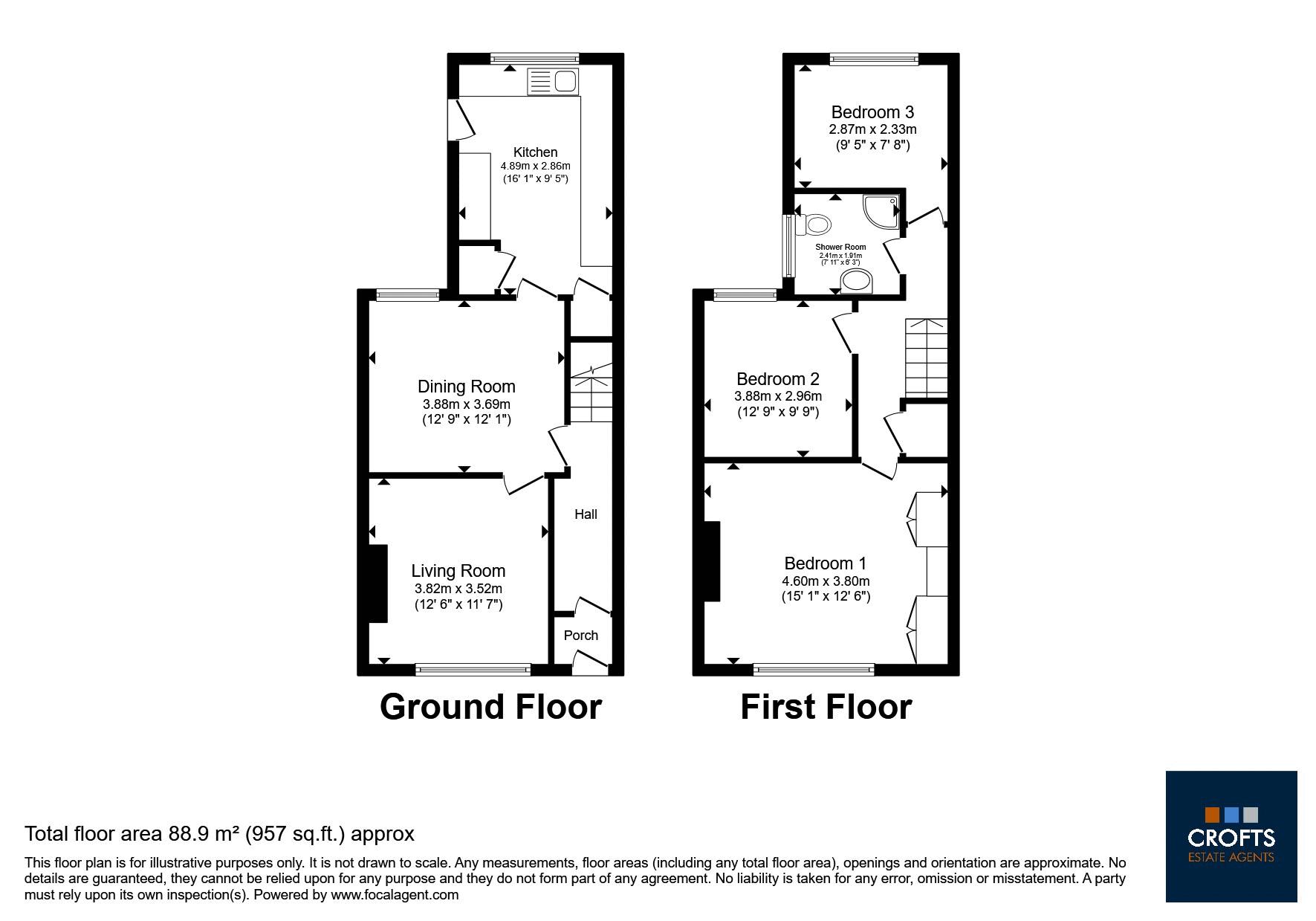 56, Blundell Avenue, Cleethorpes floorplan