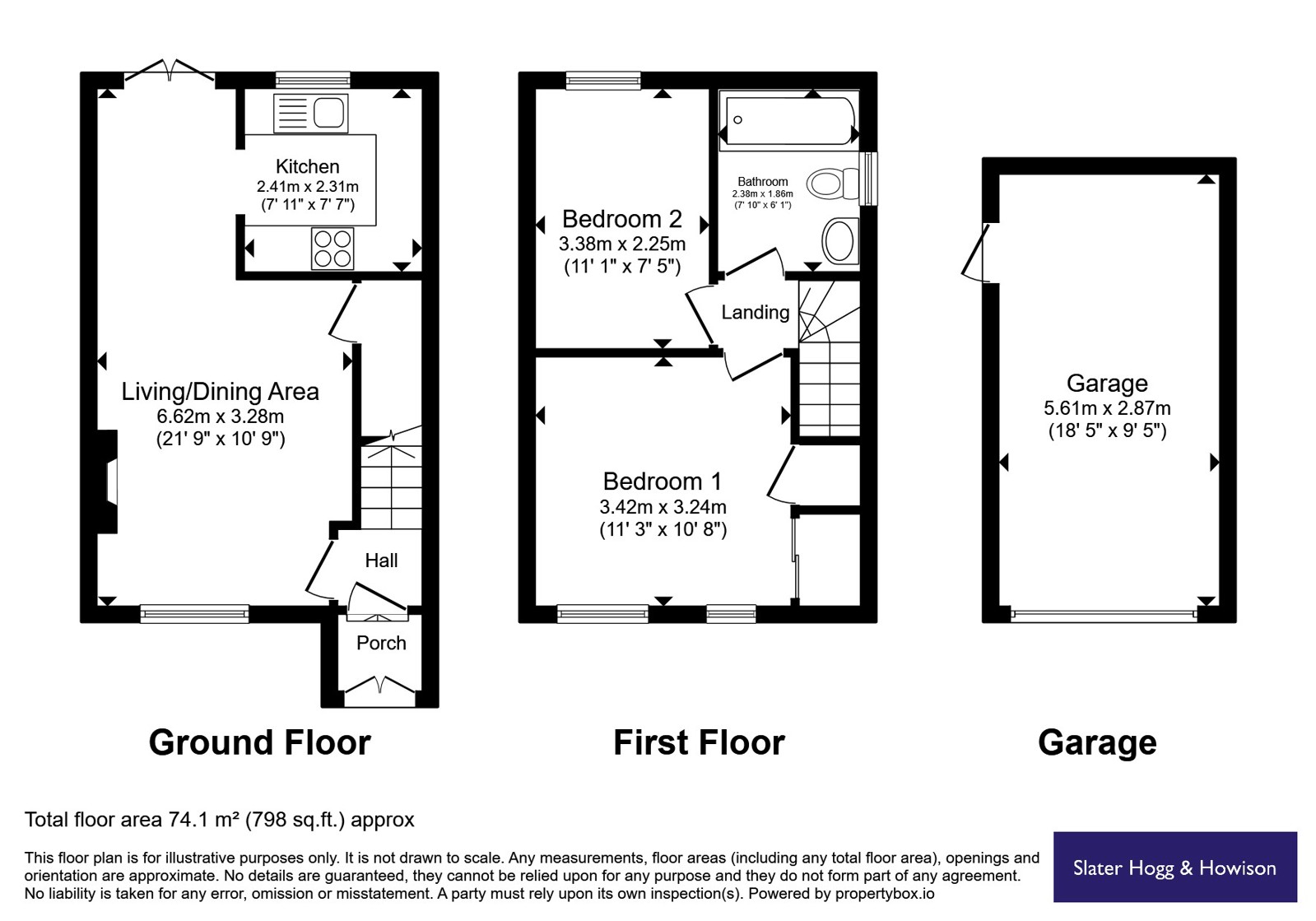 69, Ballantrae Crescent, Glasgow floorplan