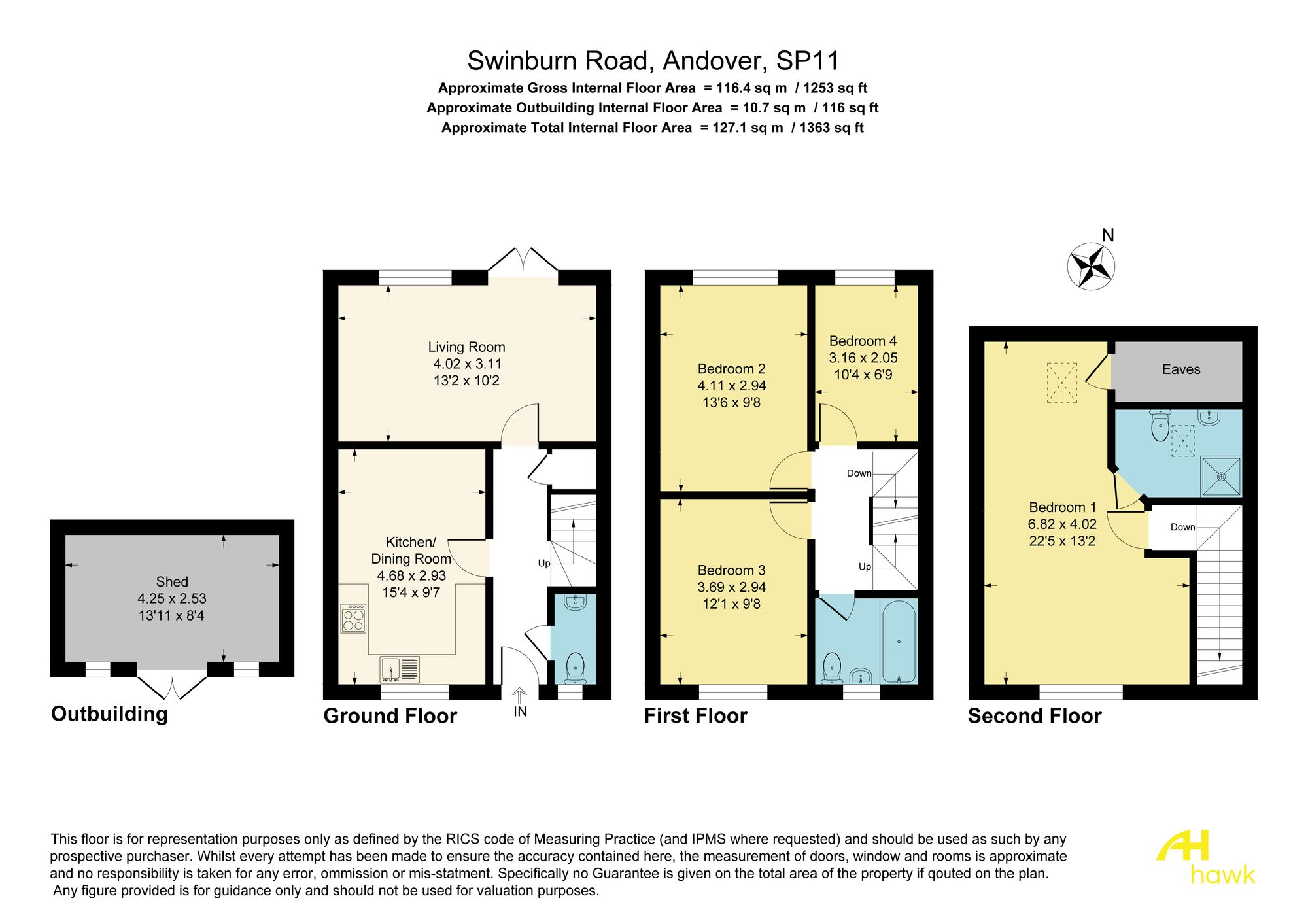 12 Swinburn Road, Andover floorplan