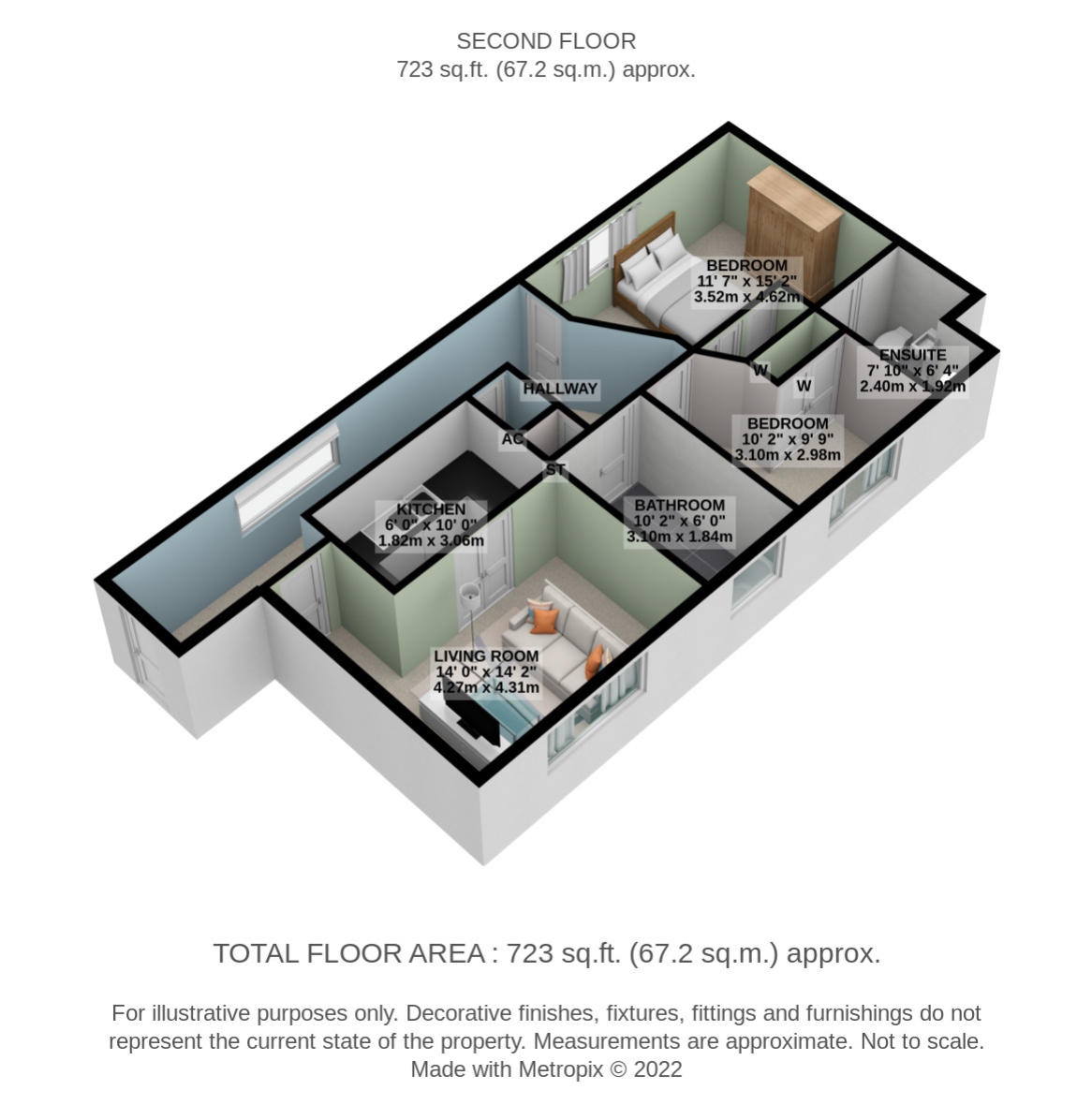 Flat 37, Lavender Court, Lavender Close, Leatherhead floorplan