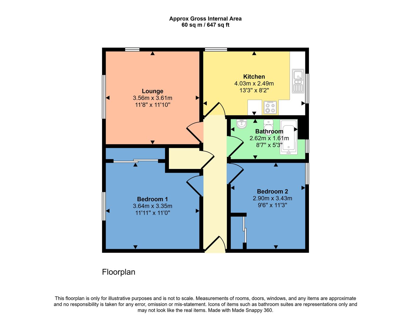 38, Lemon Terrace, Leven floorplan