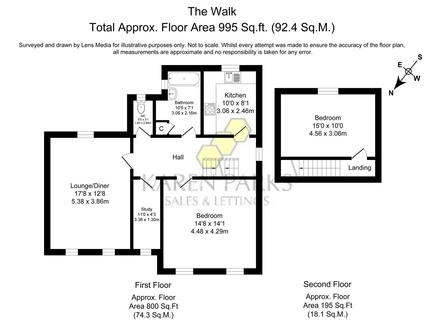 Flat 2, 30 The Walk, Southport floorplan