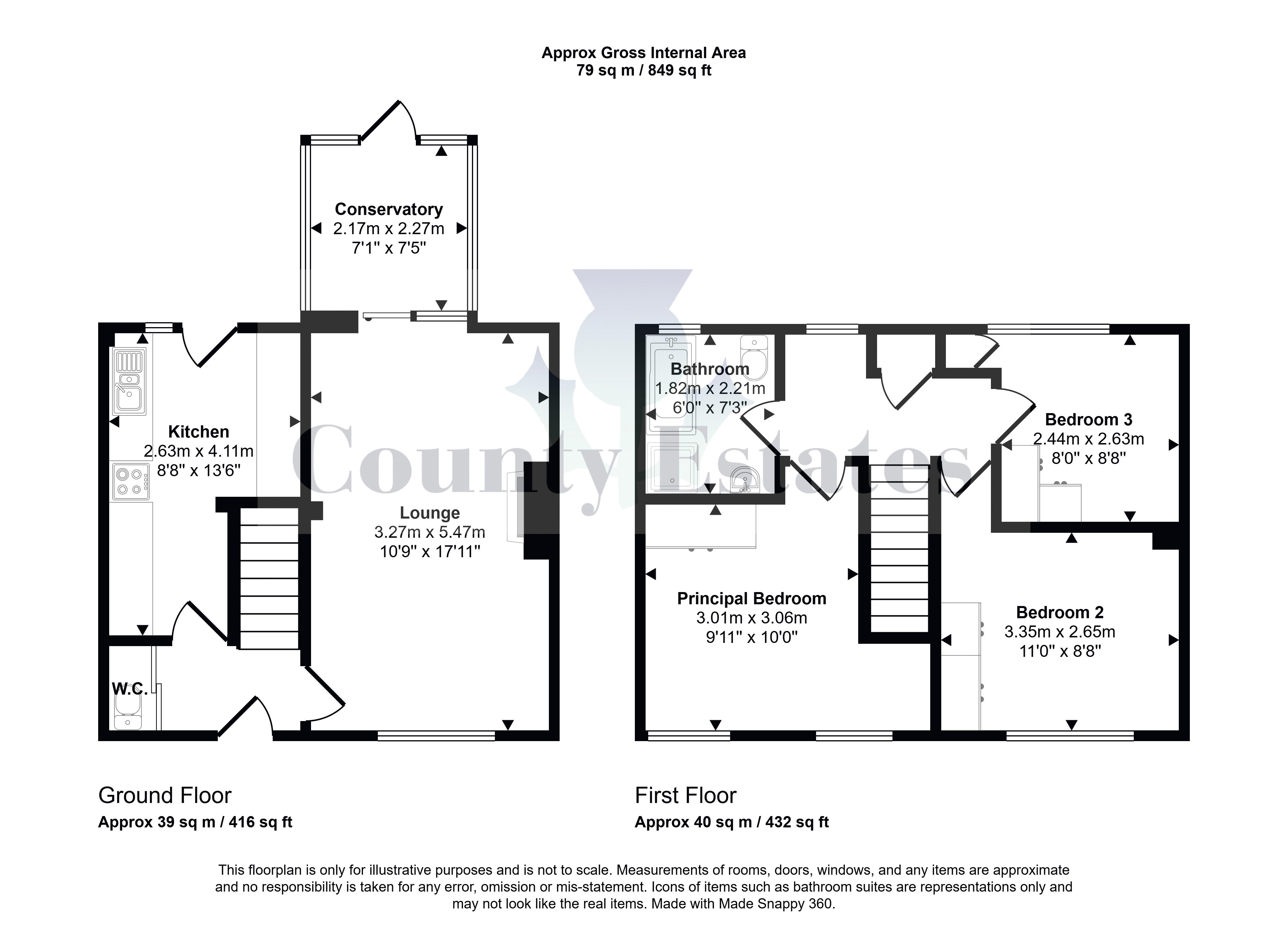 Muirside Road, Tullibody floorplan