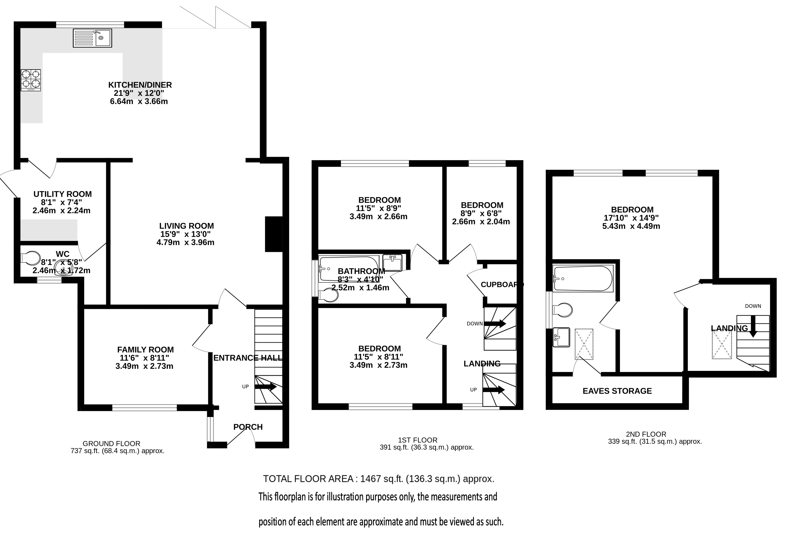 110, Brewhouse Hill, Wheathampstead floorplan