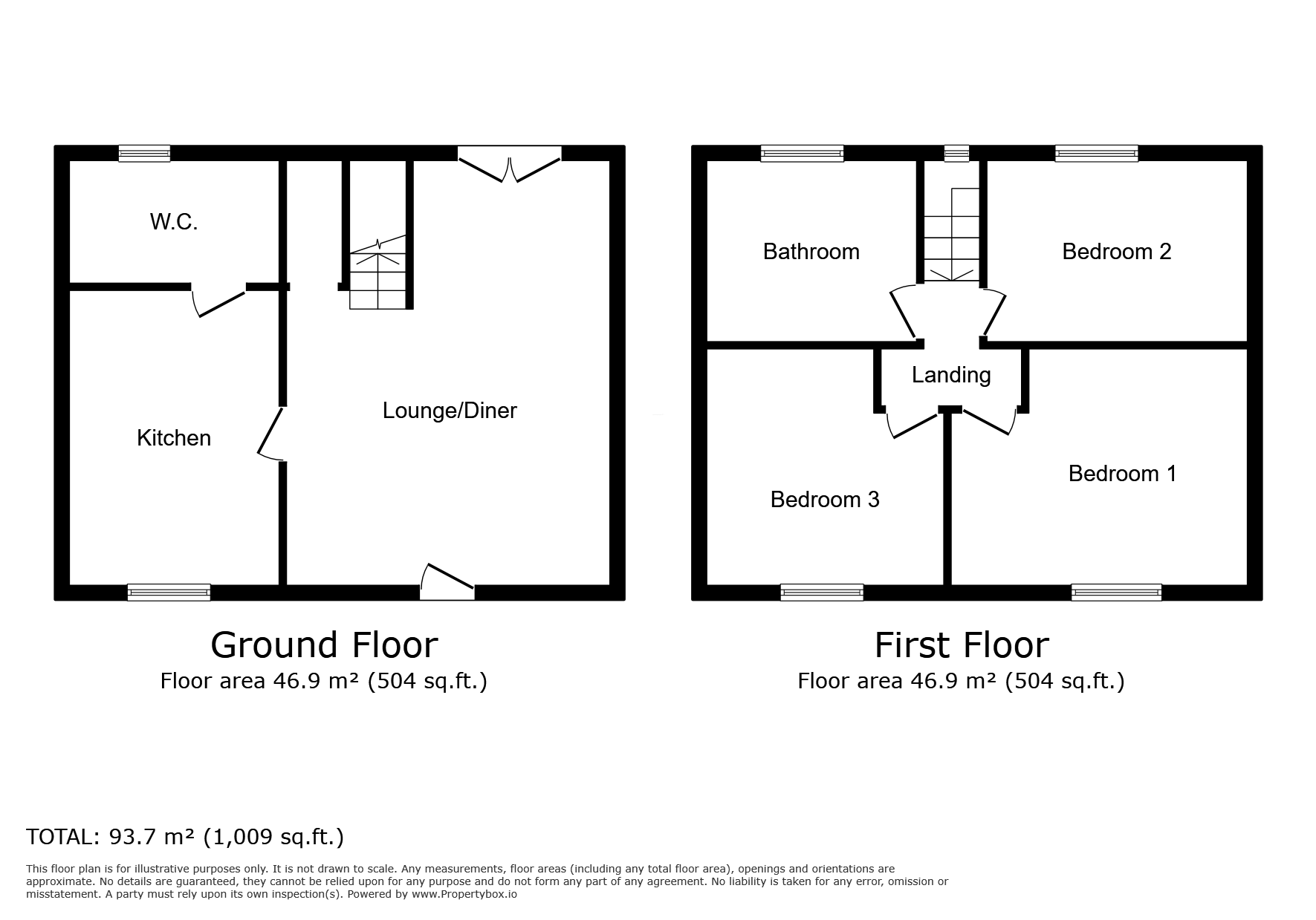 West Market Street, Casnewydd floorplan