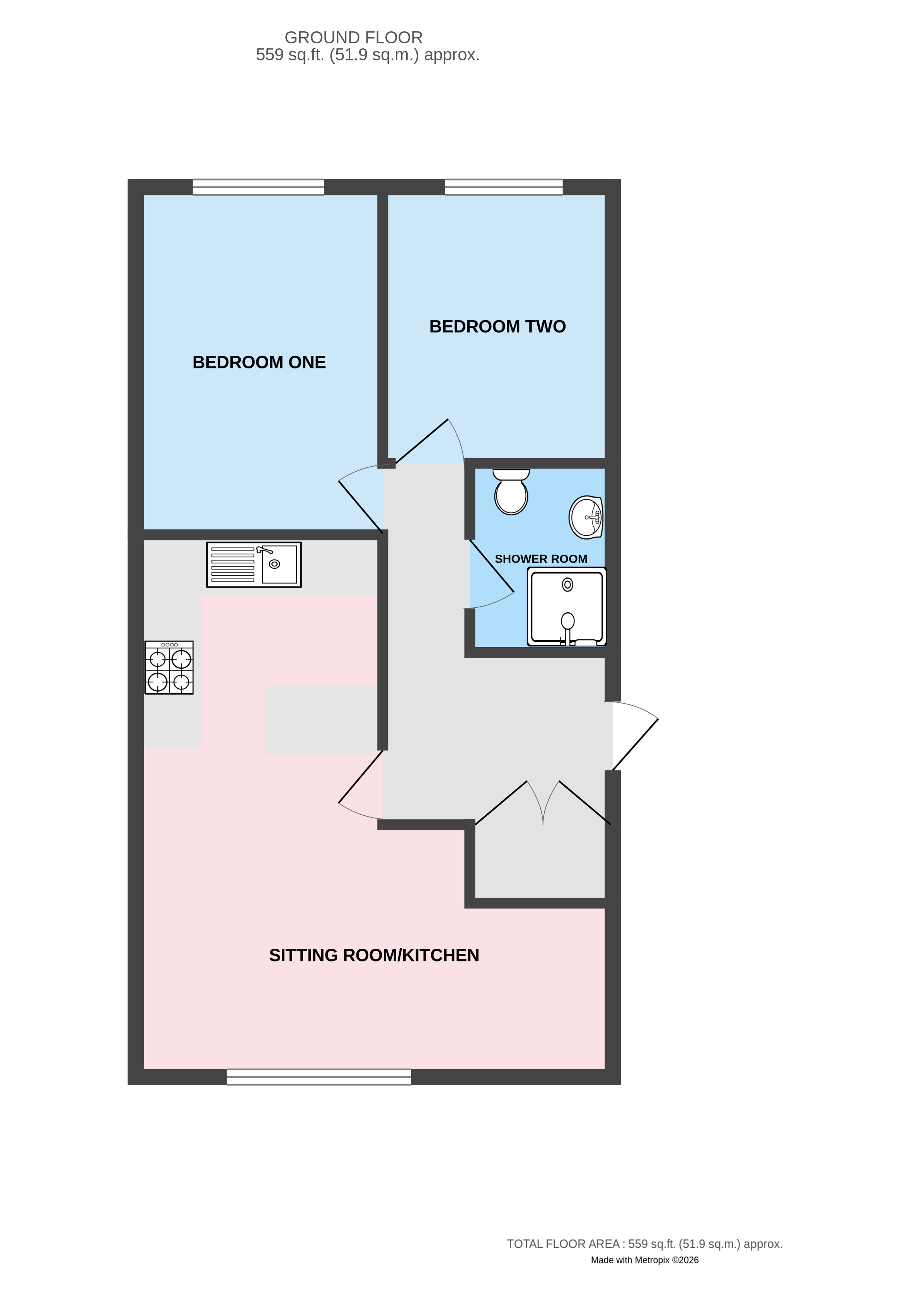 7 Hordley Court,, Hordley Road, Telford floorplan