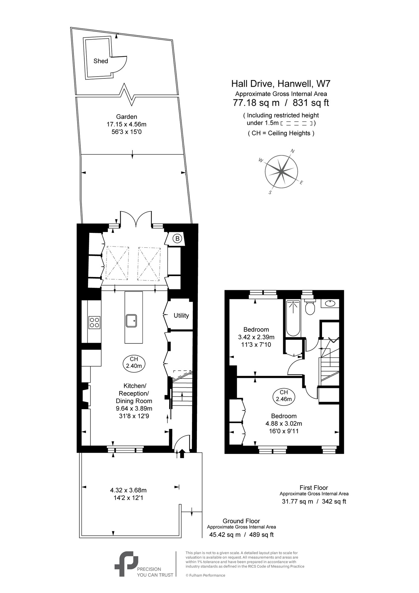 11 Hall Drive, Ealing floorplan