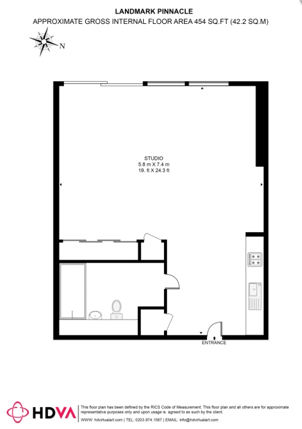Marsh Wall, London floorplan