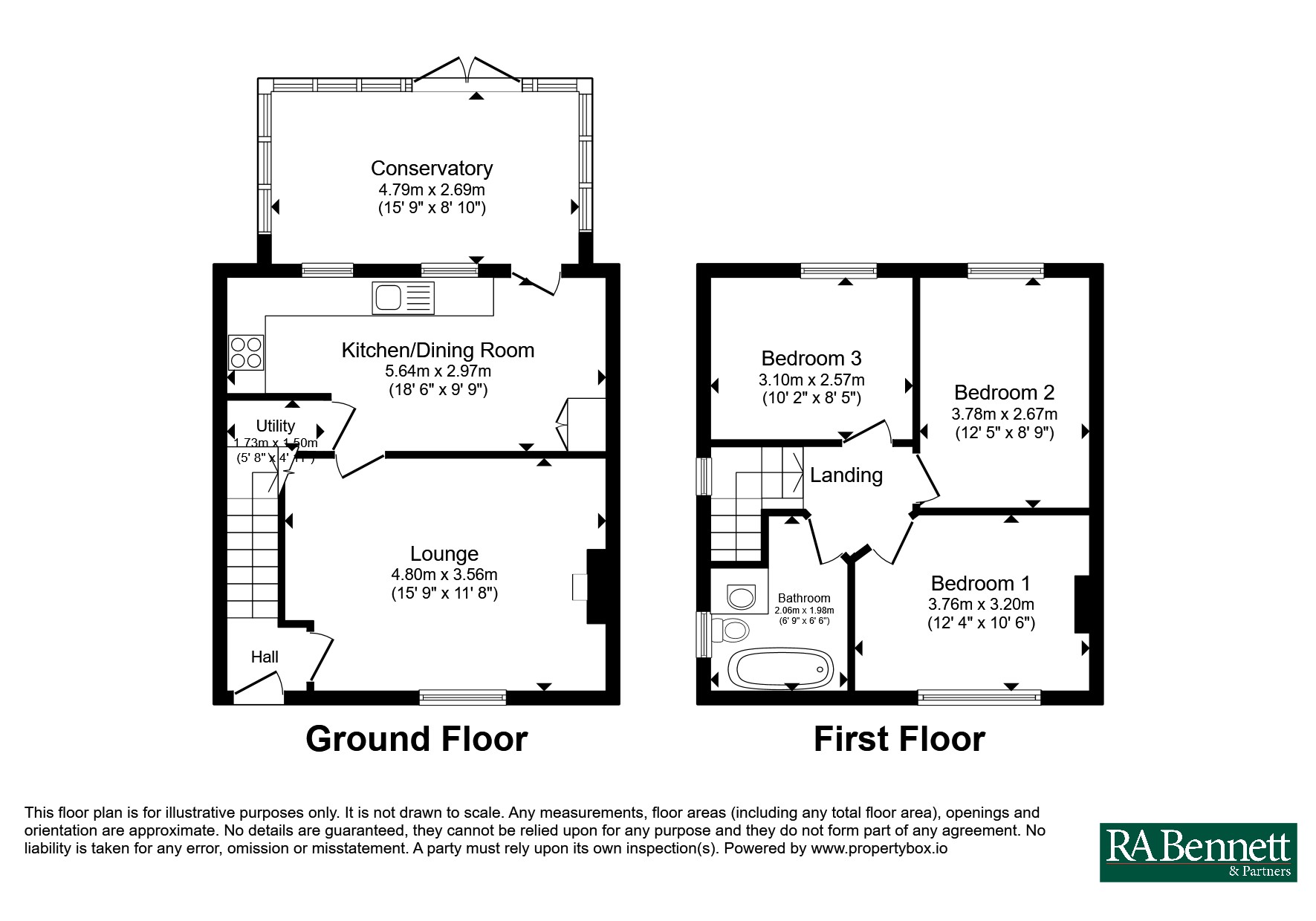 16, May Avenue, Worcestershire floorplan