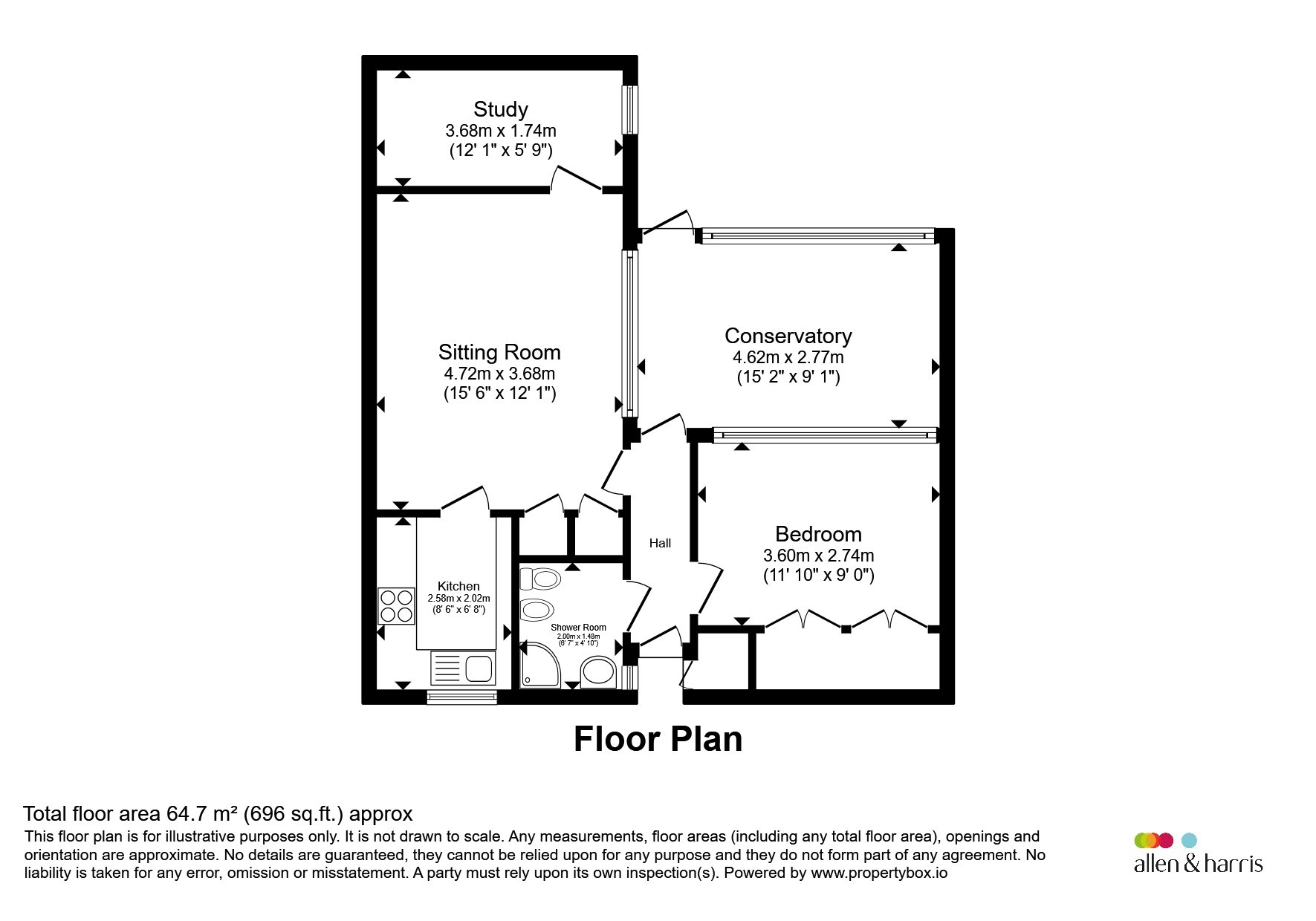30, Dibleys, Didcot floorplan
