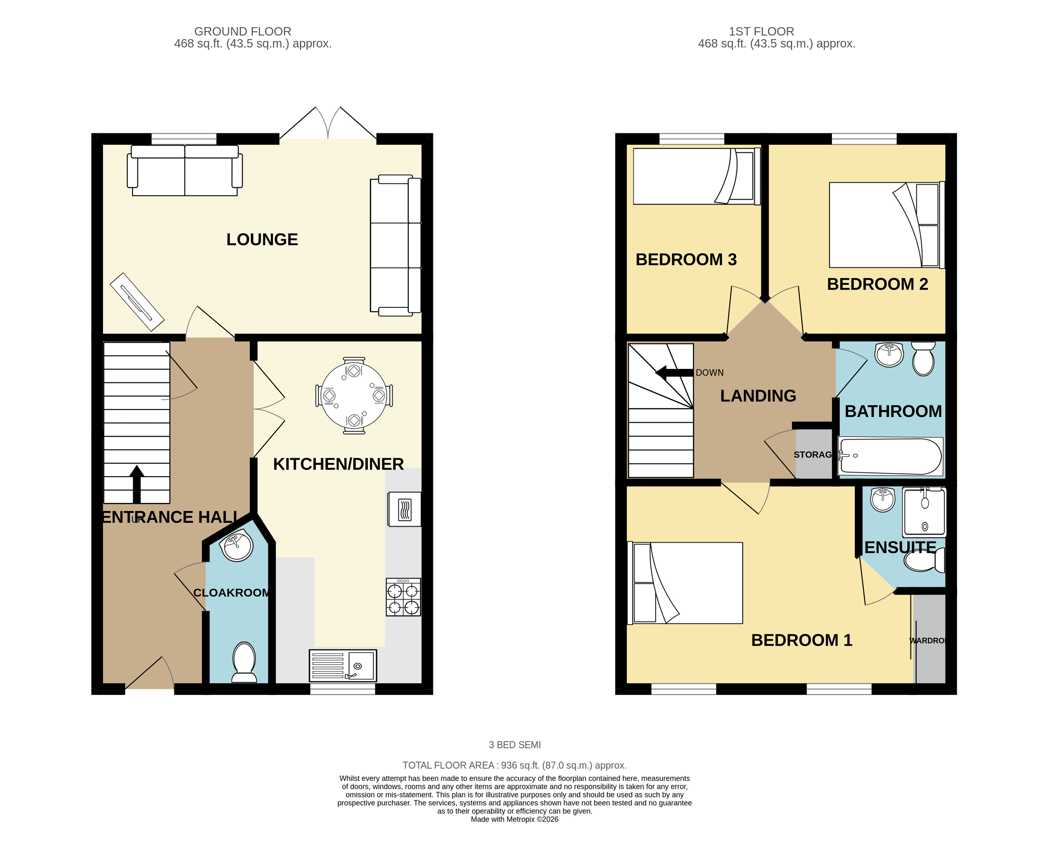 17, Park Tolvean, Cornwall floorplan