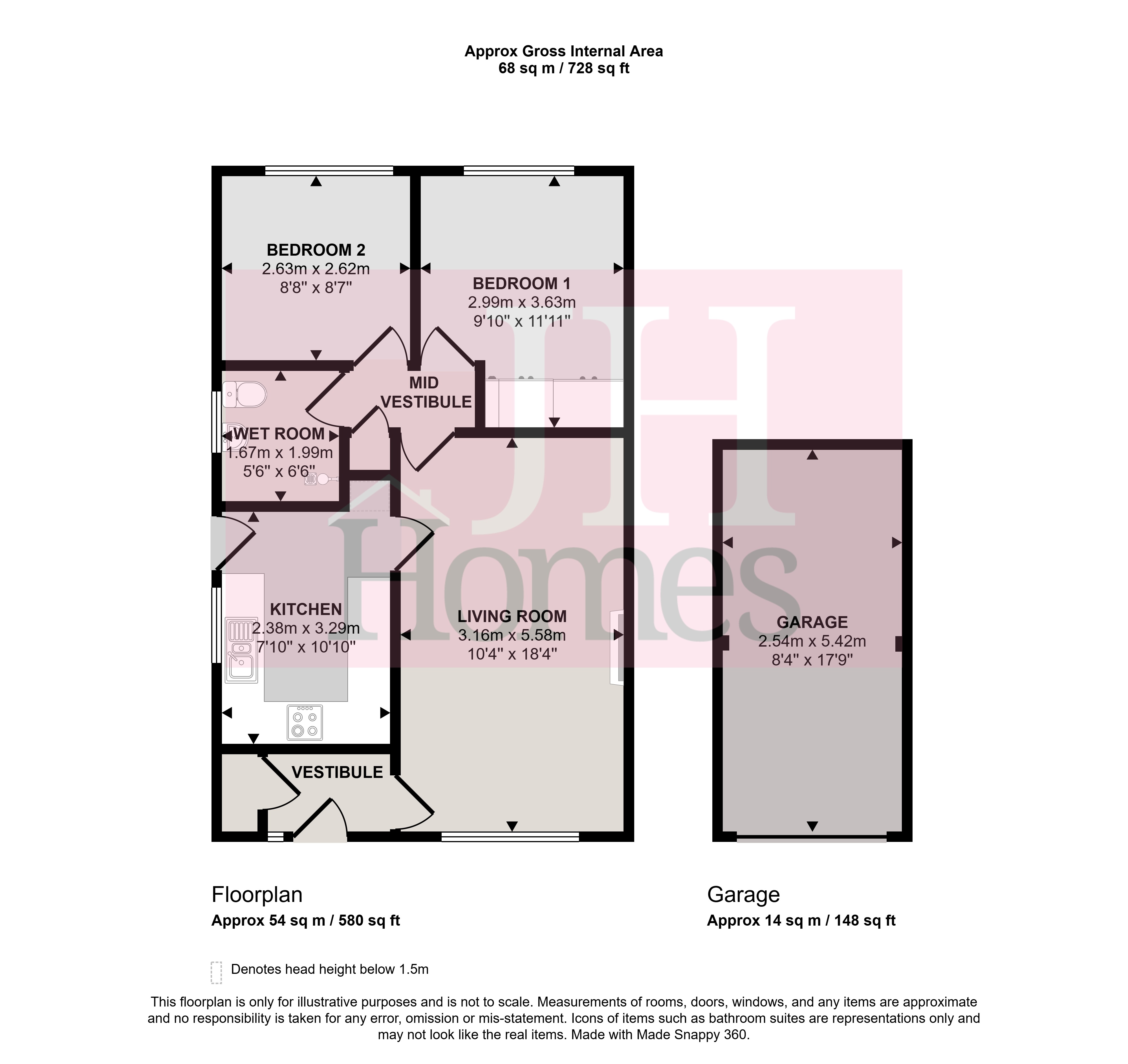 14, Hawthorn Drive, Barrow-in-Furness floorplan