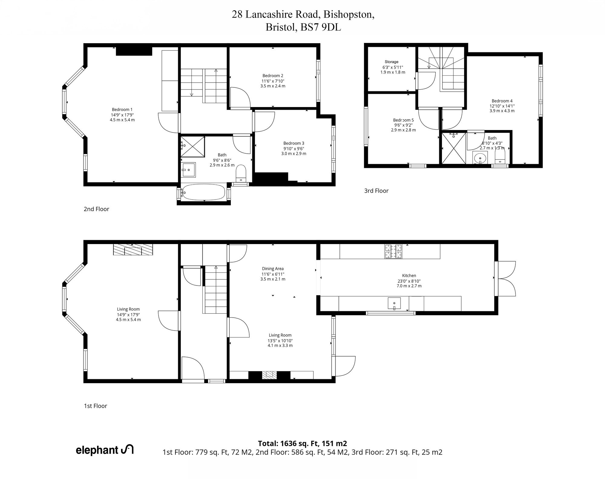 28 Lancashire Road, Bristol floorplan