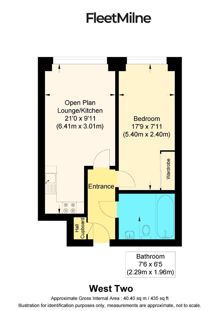 34, West Two, Birmingham floorplan