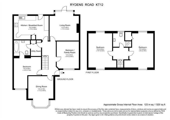 4 Bedrooms Detached house for sale in Rydens Road, Walton-On-Thames, Surrey KT12