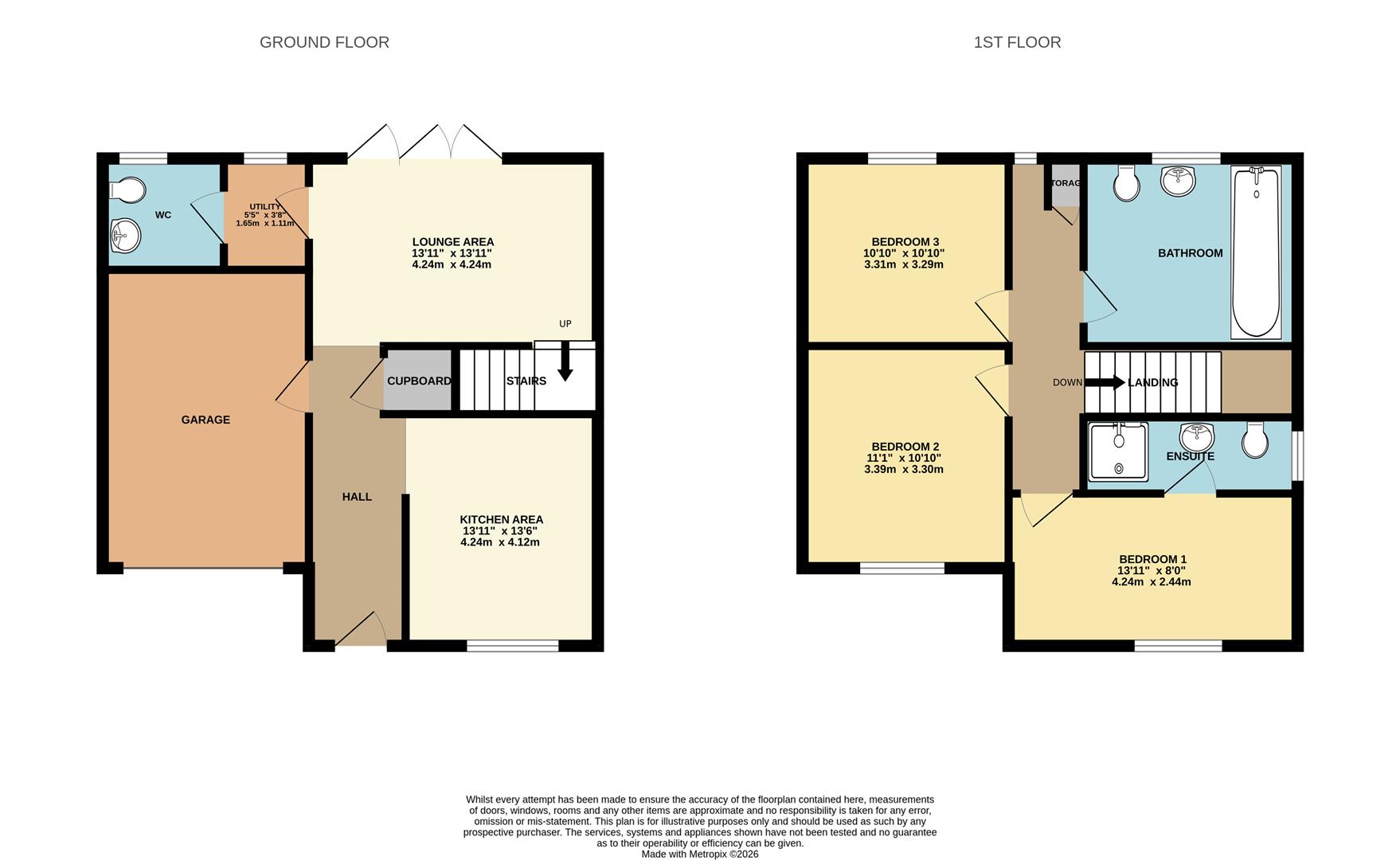 20, Moonstone Way, Swadlincote floorplan