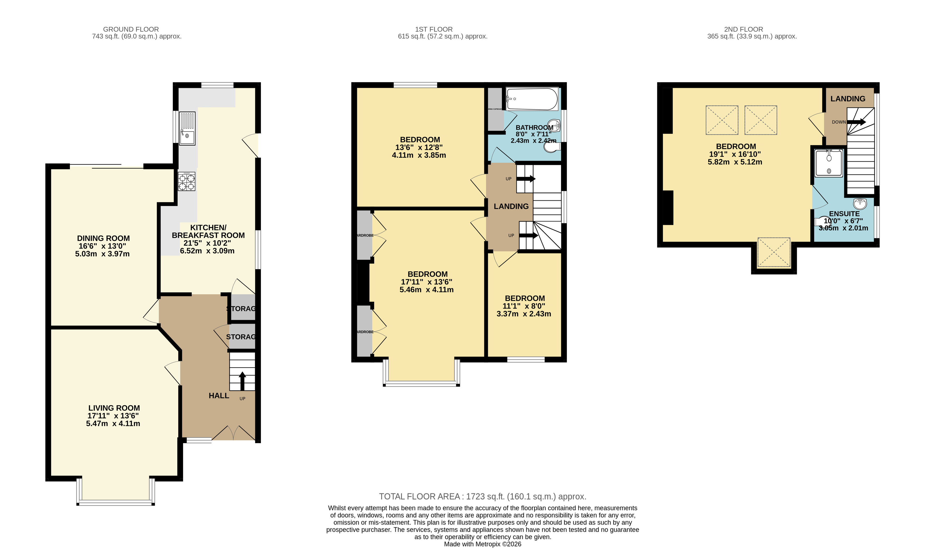 42, Harcourt Road, Bristol floorplan